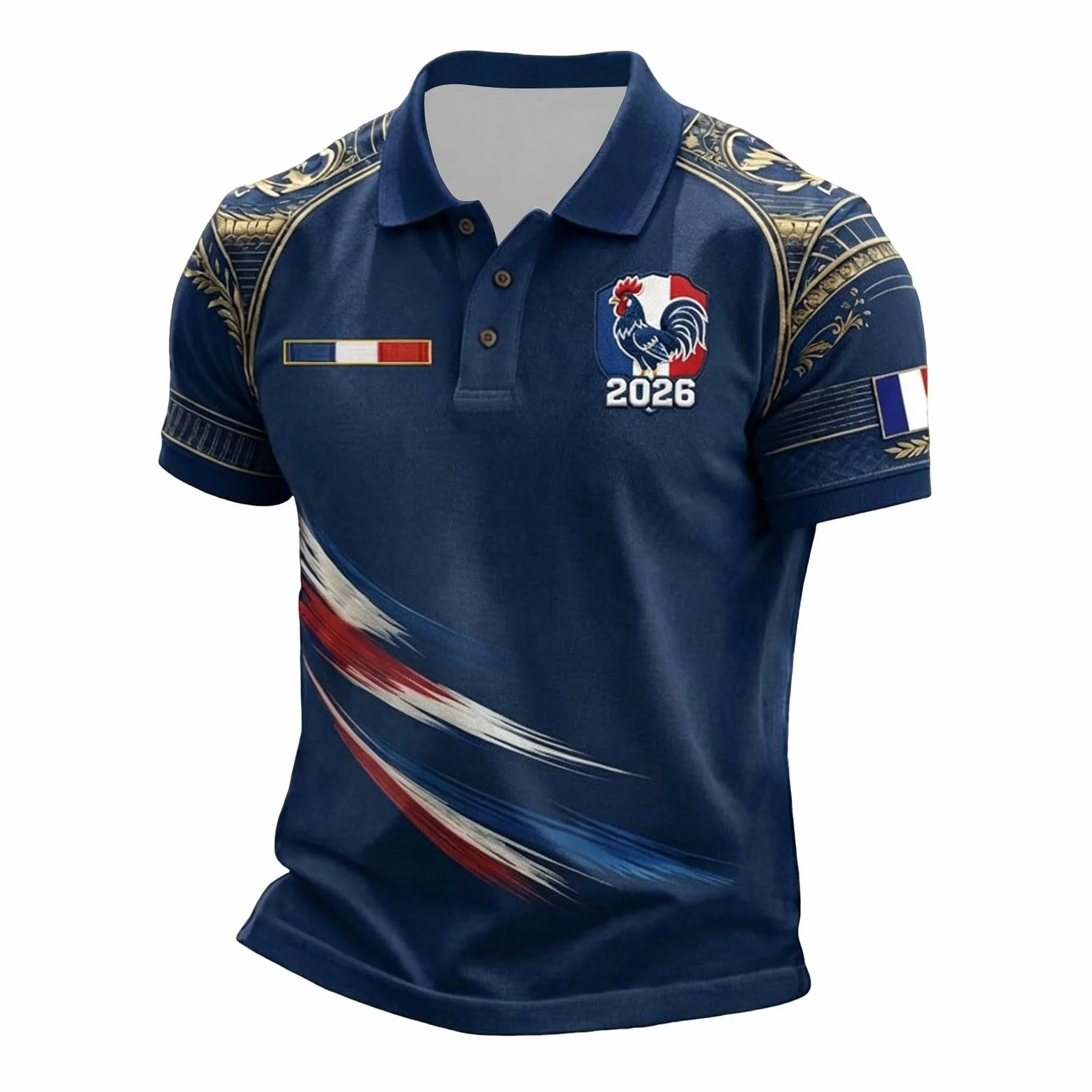 Générique Coupe du Monde de Football T-Shirt Classique pour Supporters français