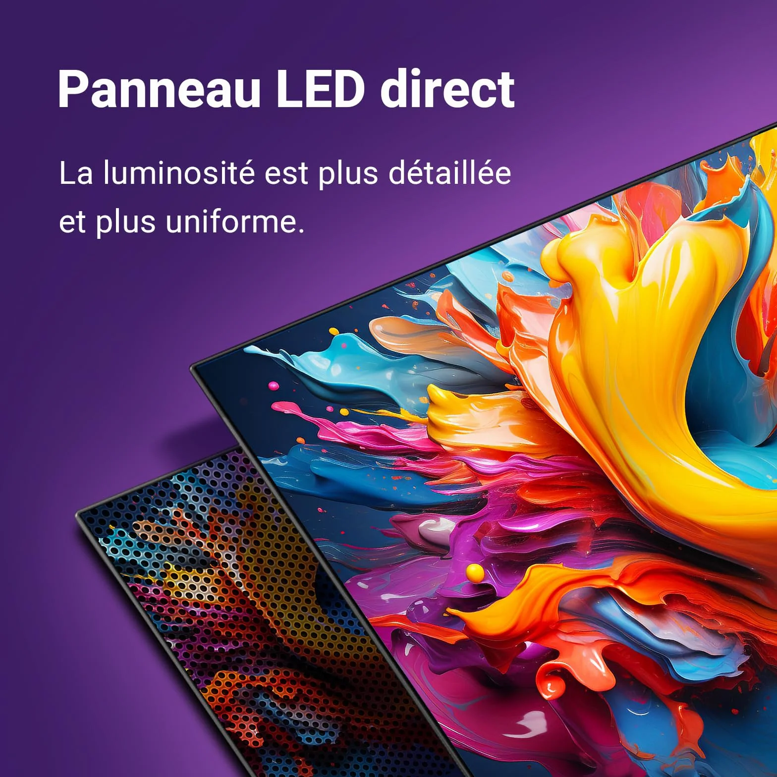 TuTu TUV32FN1B Smart TV 32 Pouces 80 cm Full HD sans Bord Connectée Télévision WiFi Bluetooth App Store AirPlay Triple Tuner
