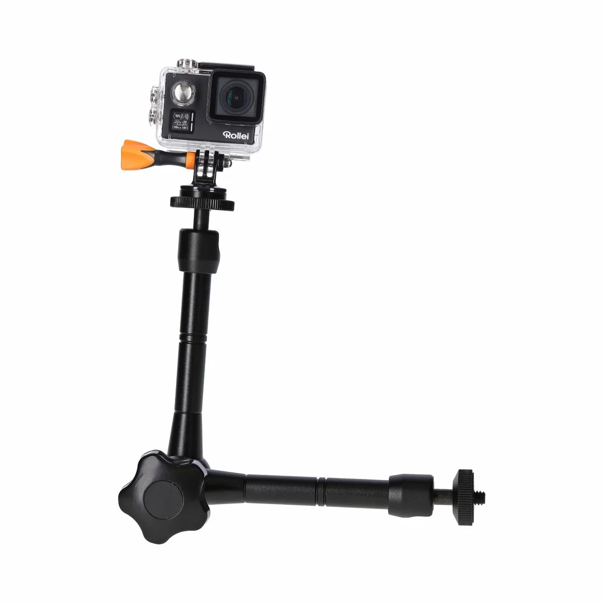 Rollei trépied articulé I Un Bras articulé Flexible Magic Arm/Bras articulé pour Le Montage d'accessoires pour Votre Smartphone I jusqu'à 1kg de Charge utile