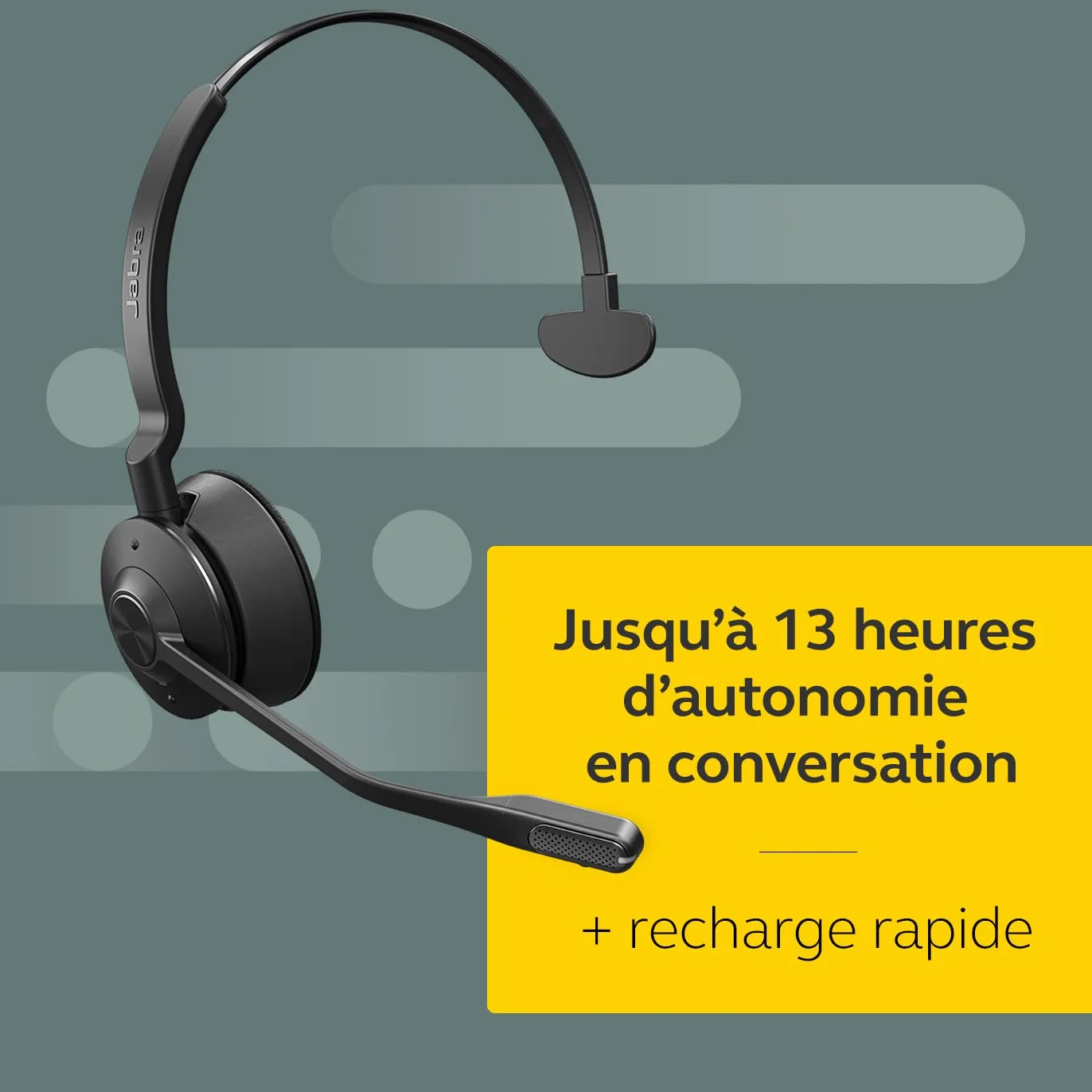 Engage 65 SE Casque Mono, Base, Alimentation électrique, câble USB-C vers USB-A de 1,5 m, câble de téléphone de Bureau, Guide de démarrage Rapide, Garantie et Avertissement (câbles de sécurité)
