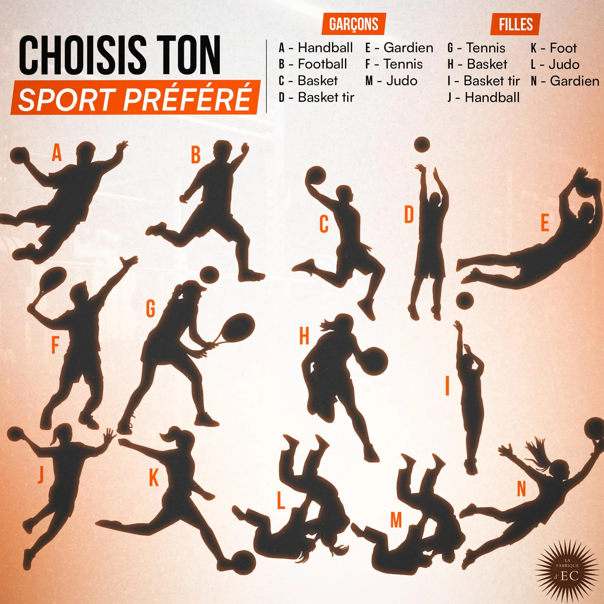 Sac de Sport Multi Sports personnalisé Motif Foot Basket Handball Judo Tennis Prénom