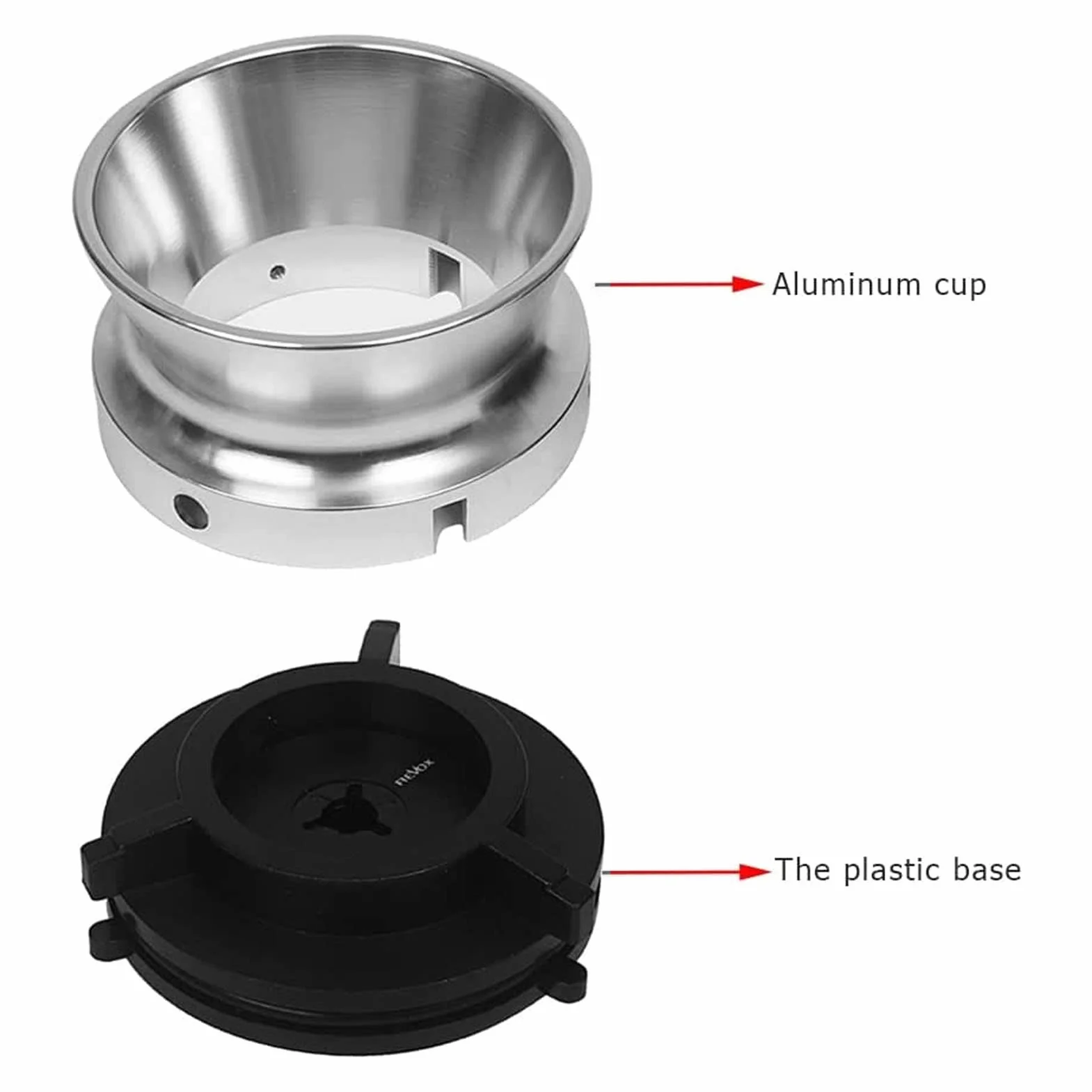 Adaptateur De Moyeu Nab,1 Paire D'Adaptateurs De Moyeu Nab en Aluminium Poli,Dispositif De Chargement Universel D'Ouverture De 10 Pouces pour Studer pour pour,Vidéo Et Périphériques Vidéo Et
