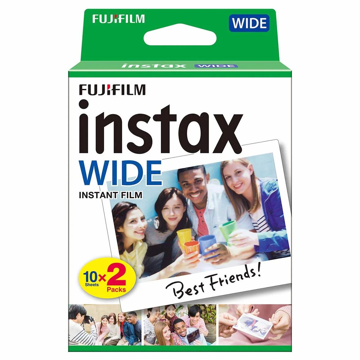 Instax Wide Lot de 3 paquets de 20 pellicules 60 poses