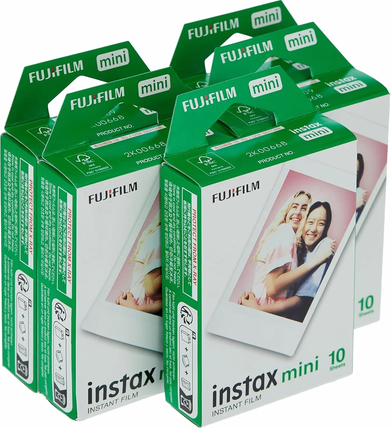 Fujifilm Instax 5 paquets de 10 mini films instantanés