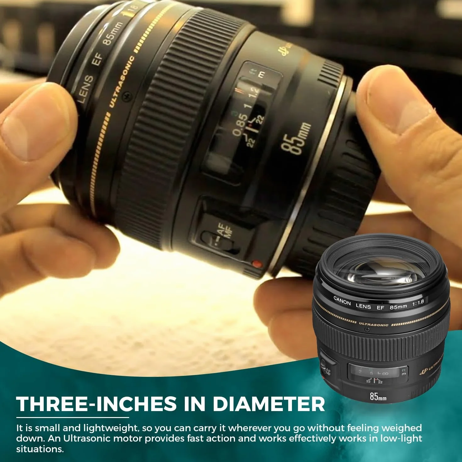 Canon Objektyvas EF 85mm f/1.8 USM