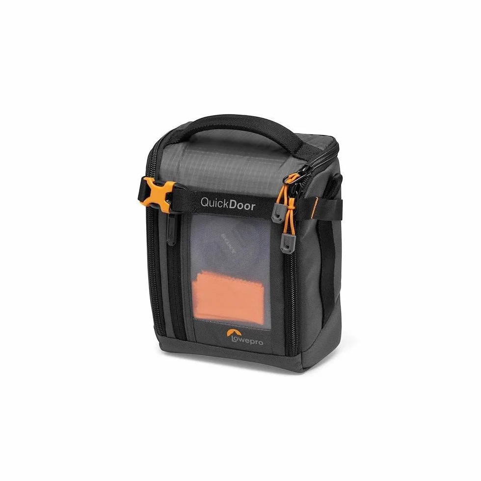 Lowepro GearUp Creator Box Medium II Sac Appareil Photo sans Miroir Reflex Numérique Accès Rapide Tissus Recyclés Gris