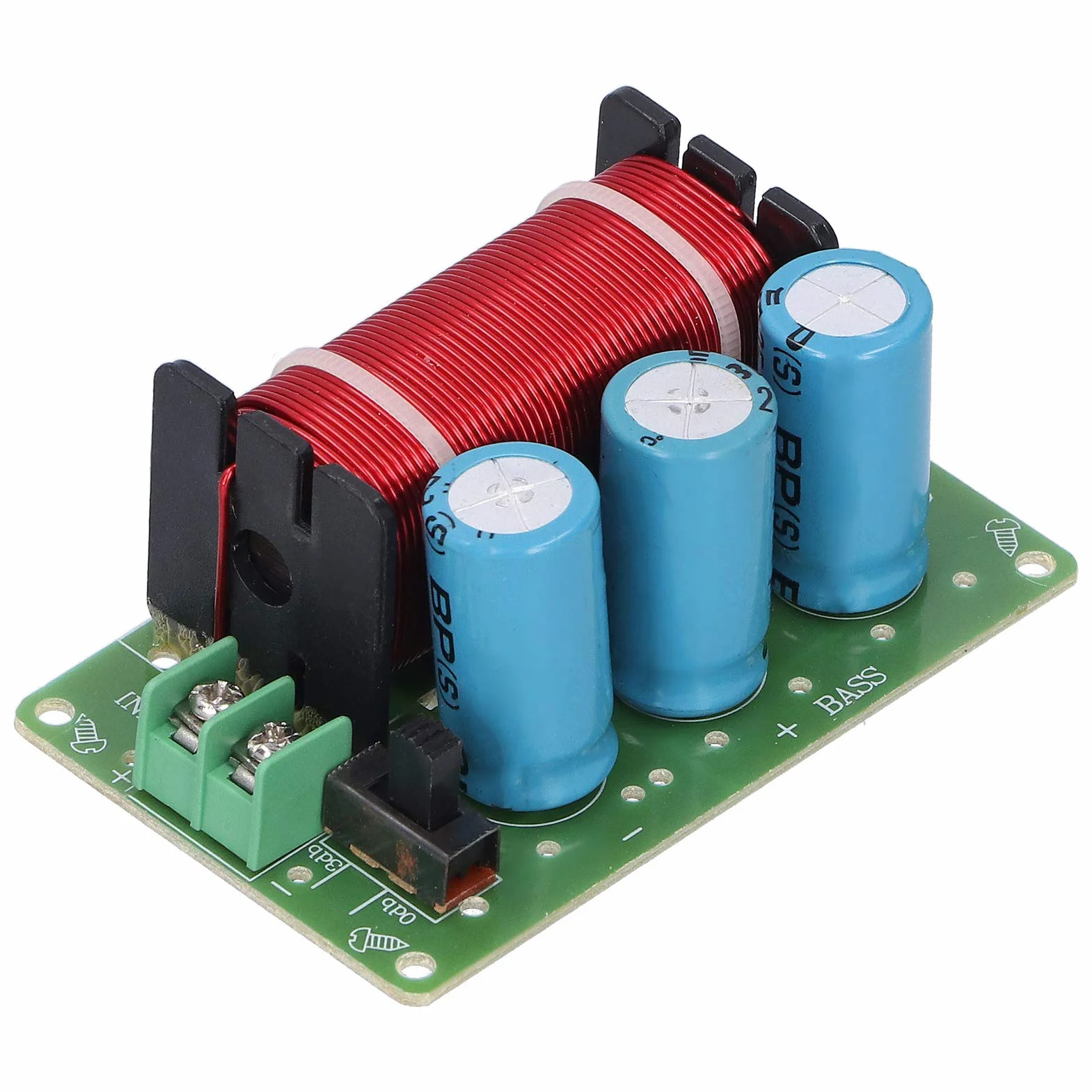 Filtre Passe-Bas, Filtre Passe-Bas pour Subwoofer Haut-Parleur Diviseur Conseil Basse Fréquence Subwoofer Crossover Fournitures Industrielles 200W