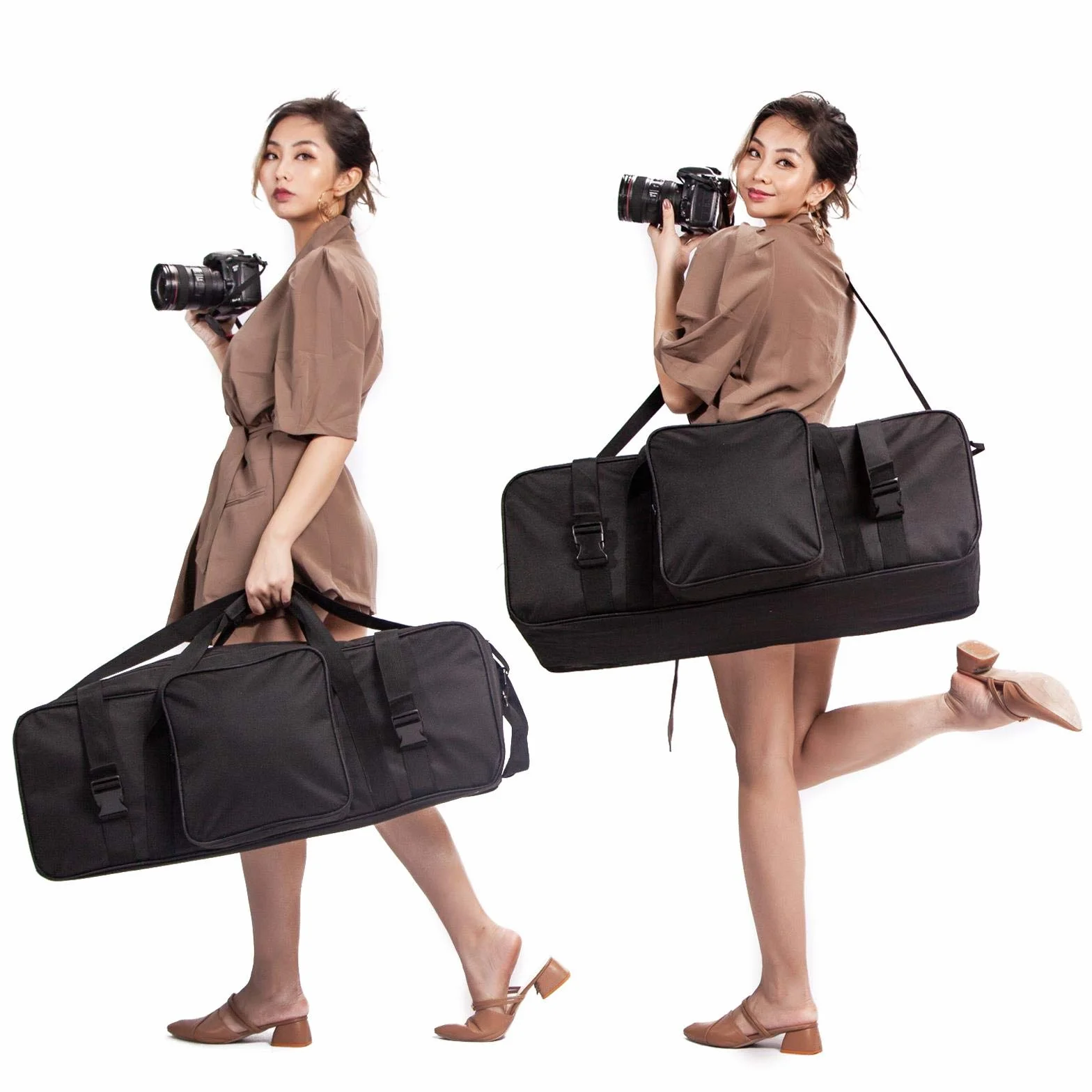 STUDIO Sac Trépied Sac de Transport Portable 75x27x24cm Noir