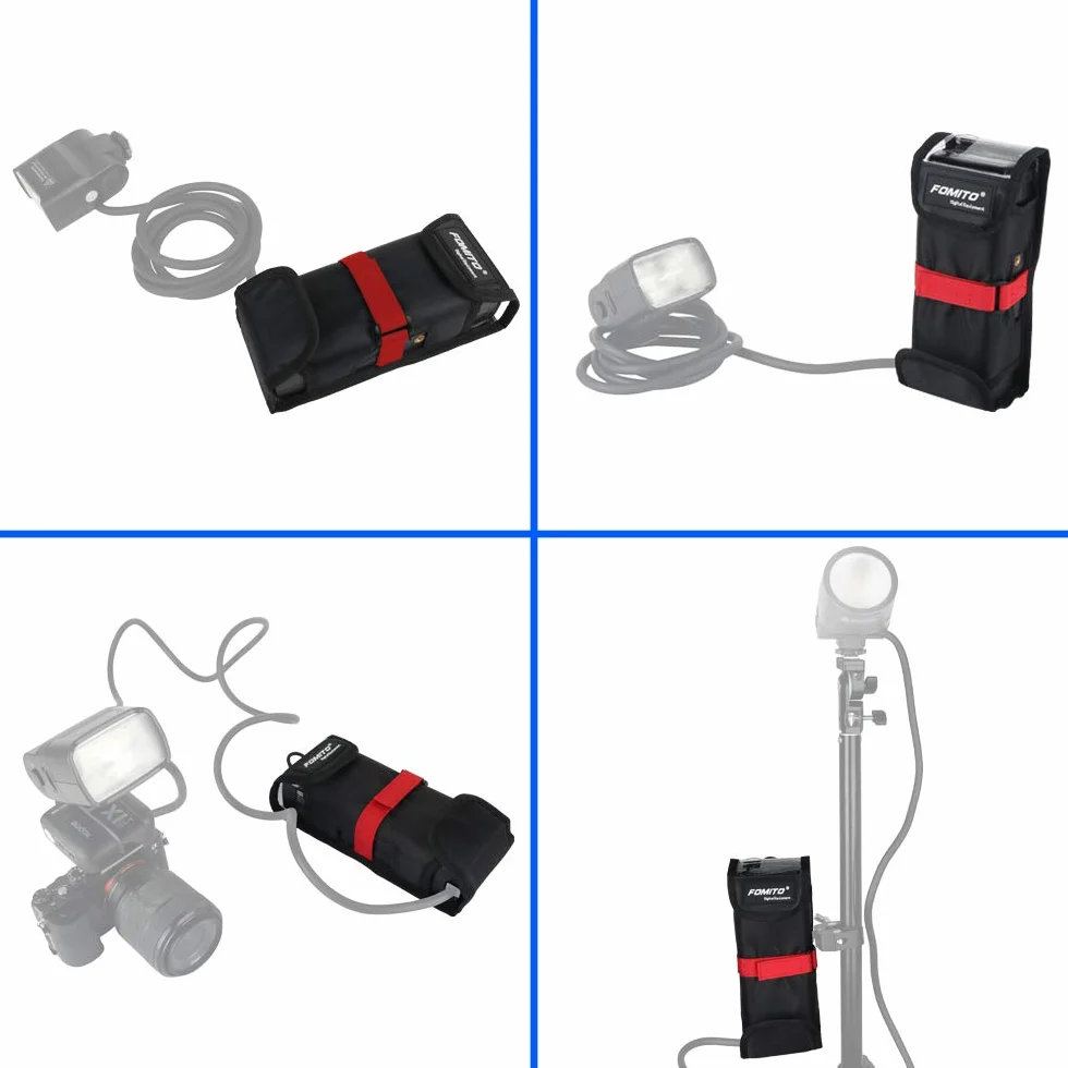 FOMITO Sac Portable BS200Pro pour Flash de Poche Godox AD200Pro, AD200
