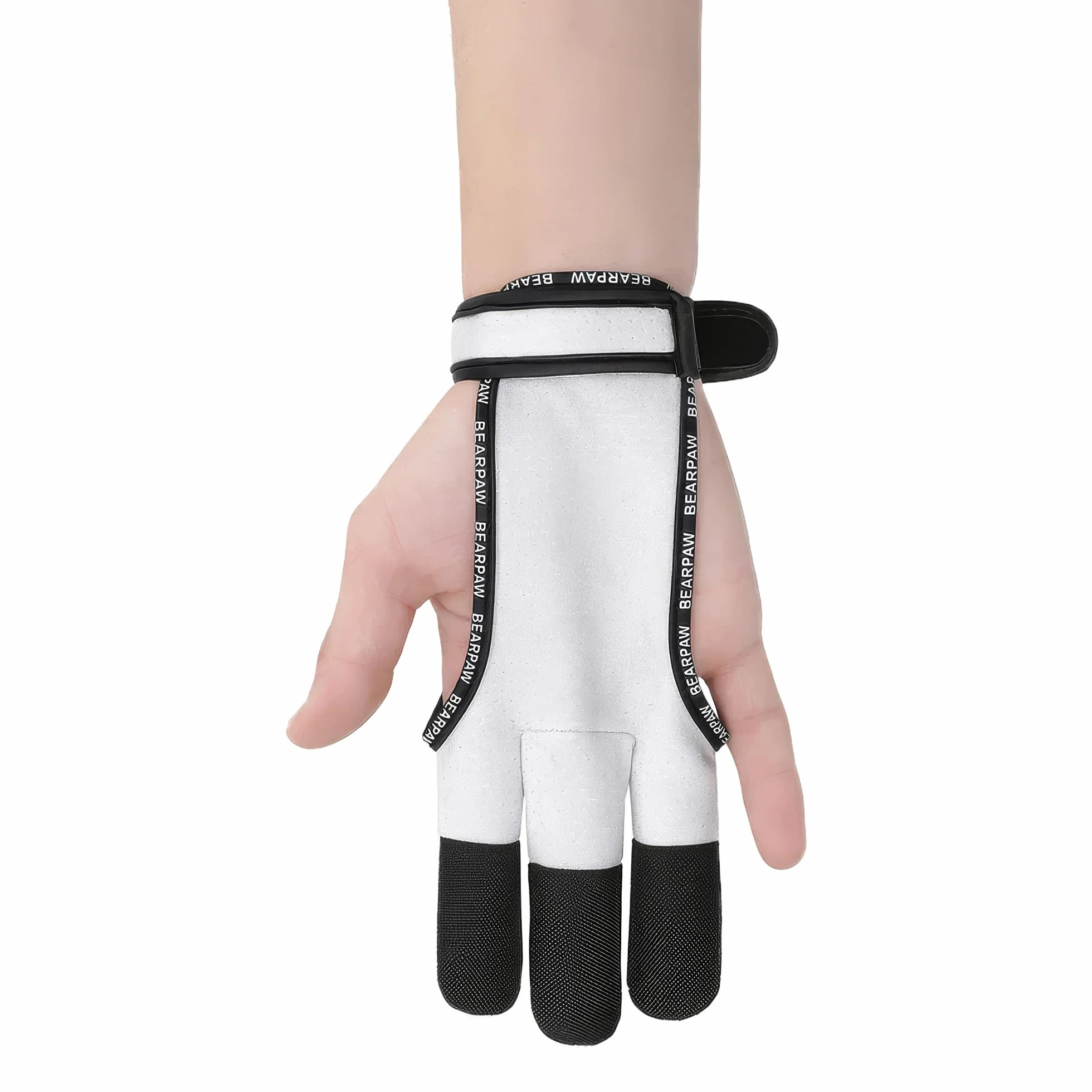 BEARPAW PRODUCTS Gant de tir Dynamic en cuir confort évacuation précise Protection des doigts pour arc long courbe Entraînement traditionnel