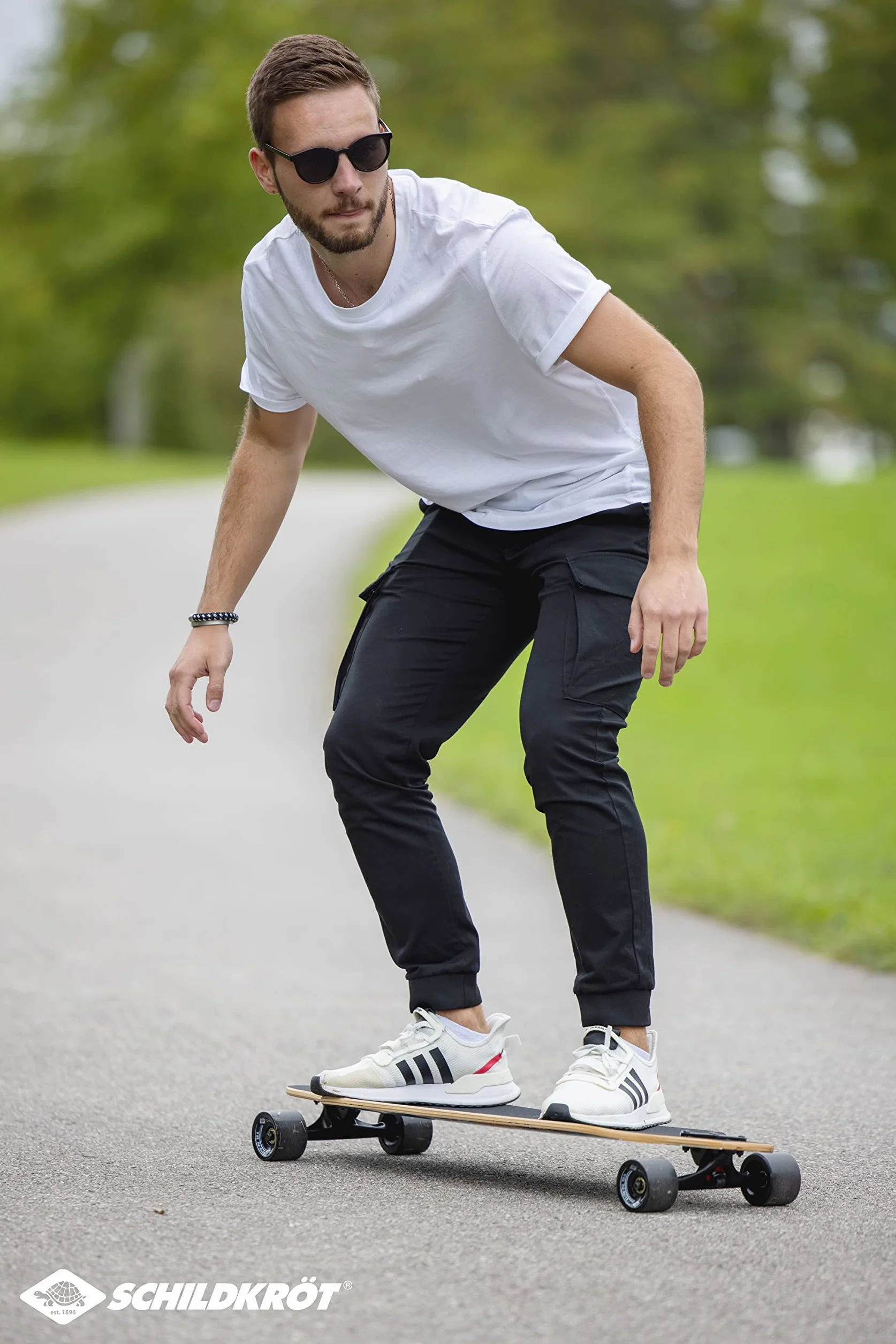 Schildkröt Longboard Freeride 41" Bois d'Érable Collé 9 Plis ABEC-11