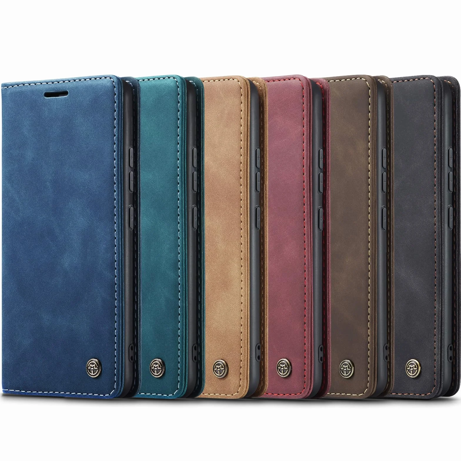 Coque pour Samsung Galaxy S23 5G Premium Housse Cuir Protection Pochette Rabat Portefeuille Flip Case Porte Magnétique Coque Étui pour Samsung Galaxy S23, Noir