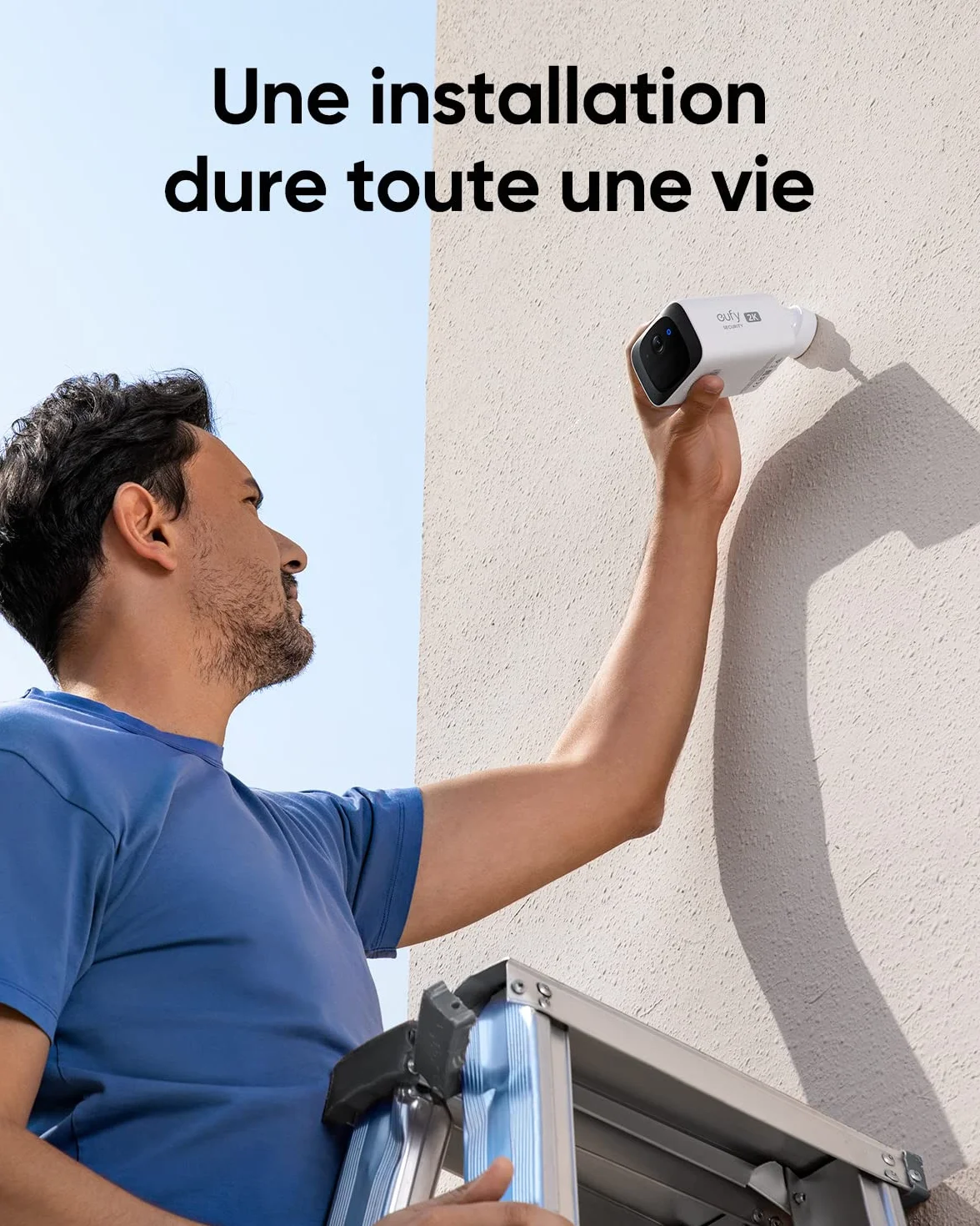 eufy Security SoloCam S220 Camera Surveillance WiFi exterieure sans Fil Solaire, 2 Pack + Homebase3, résolution 2K, Camera Solaire, Compatibile avec Alexa, Wi-FI 2.4 GHz, sans Frais Mensuels