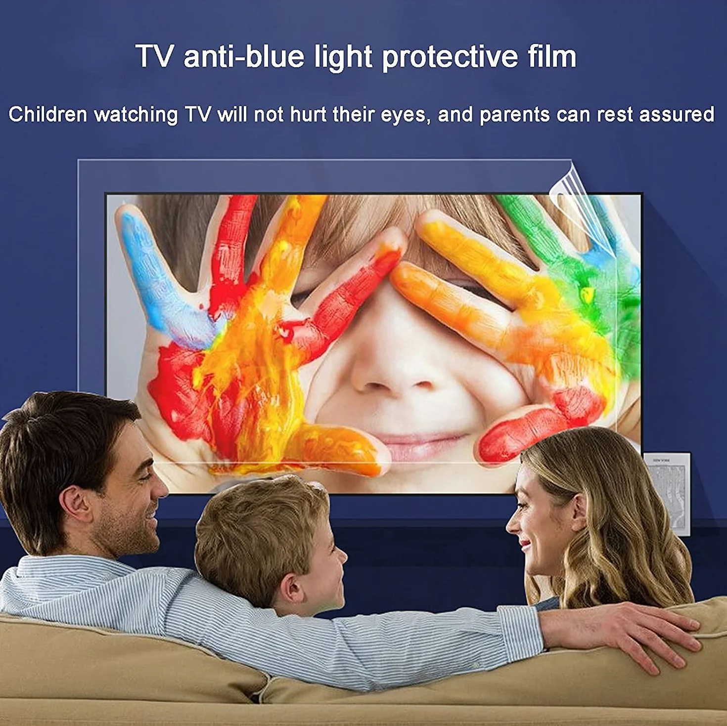 Film de protection d'écran anti-reflet anti-lumière bleue anti-rayures anti-traces de doigts 4K OLED QLED HDTV