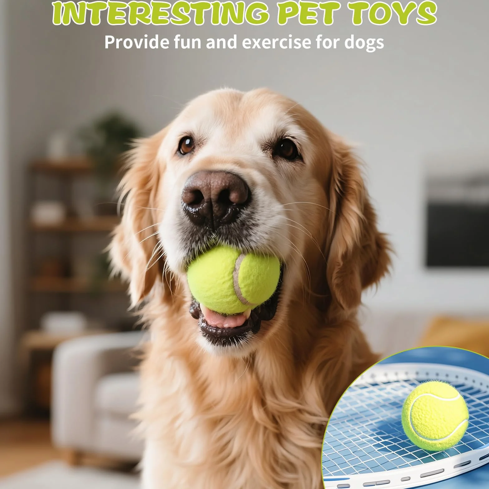 Balles de Tennis Jaune 12 Pièces pour Compétition Entraînement Chien