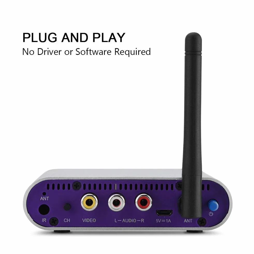 Émetteur AV sans Fil 5,8GHz 300m 8 Groupes Émetteur et Récepteur Audio/Vidéo