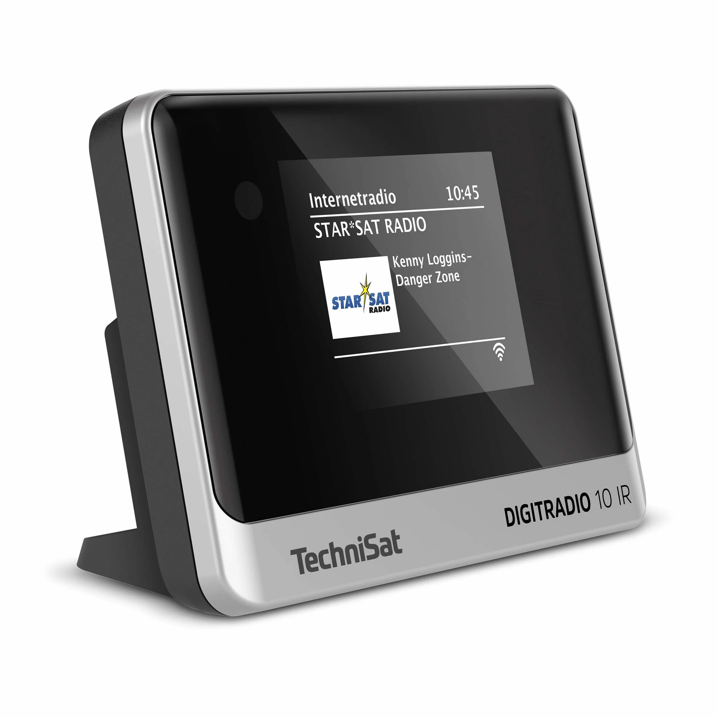 TechniSat DIGITRADIO 10 IR Adaptateur Radio Internet DAB+ WLAN Bluetooth Noir Argent