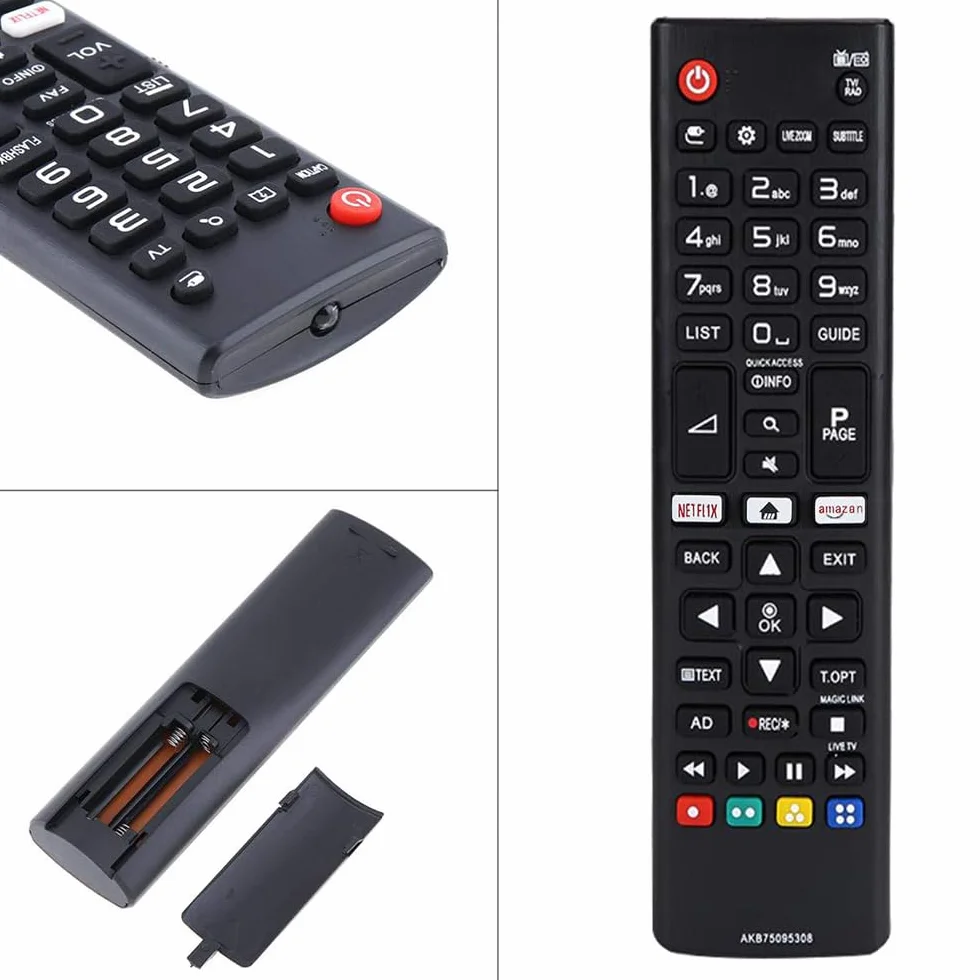 Uniwersalny pilot LG Smart TV z przyciskami Netflix Amazon