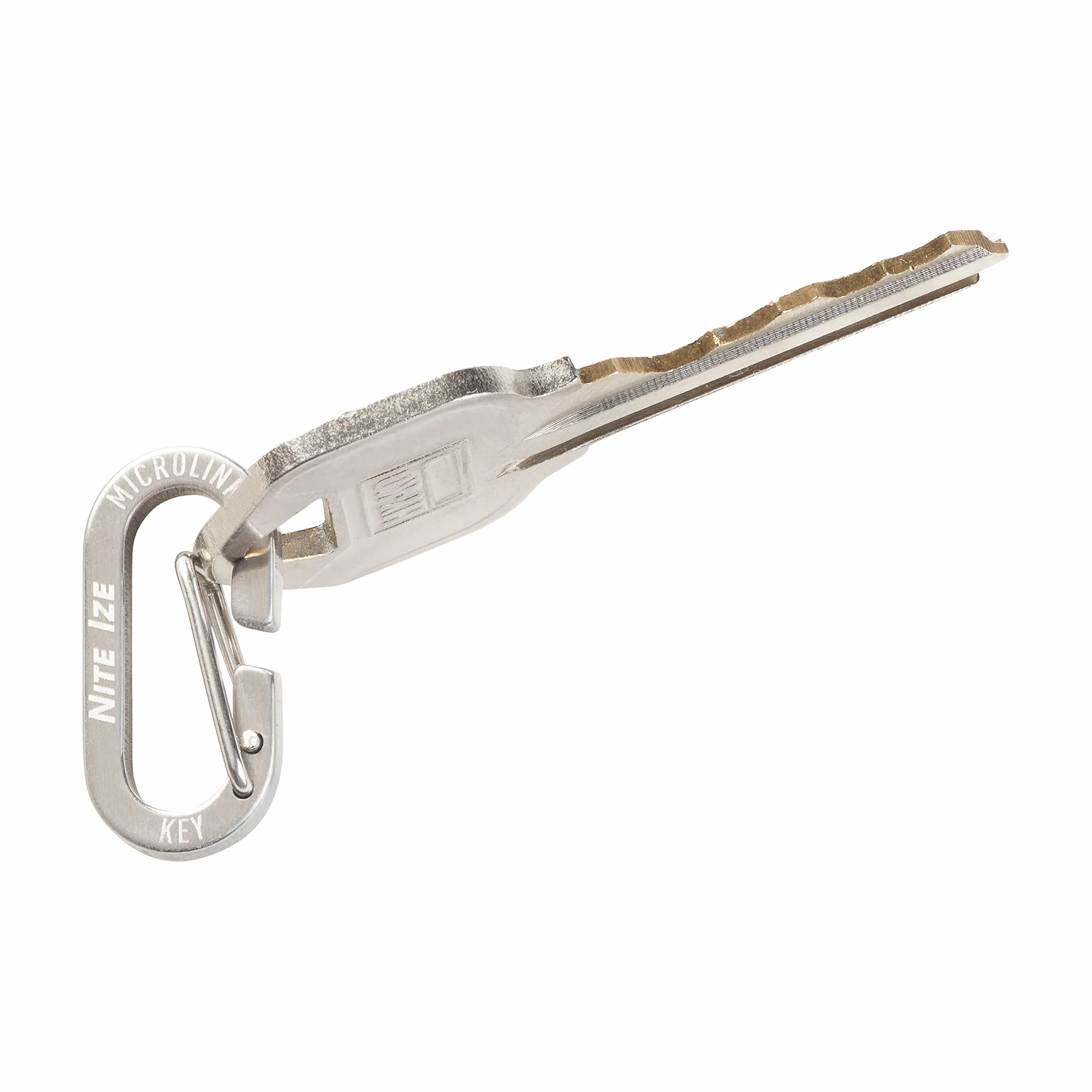 Nite IZE MicroLink Lot de 4 Mini Mousquetons en Acier Inoxydable