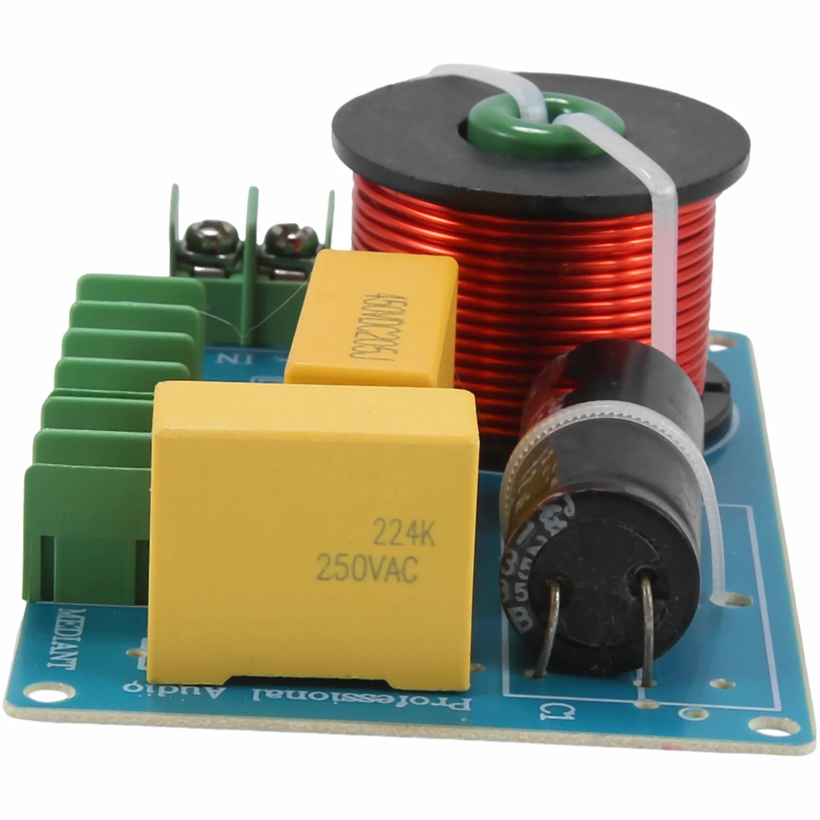 Diviseur de Fréquence de Haut-Parleur à 3 Voies de 200 W, Circuit Imprimé de Filtre de Séparateur Audio pour Le Croisement de Haut-Parleur de Bricolage de Cinéma Maison