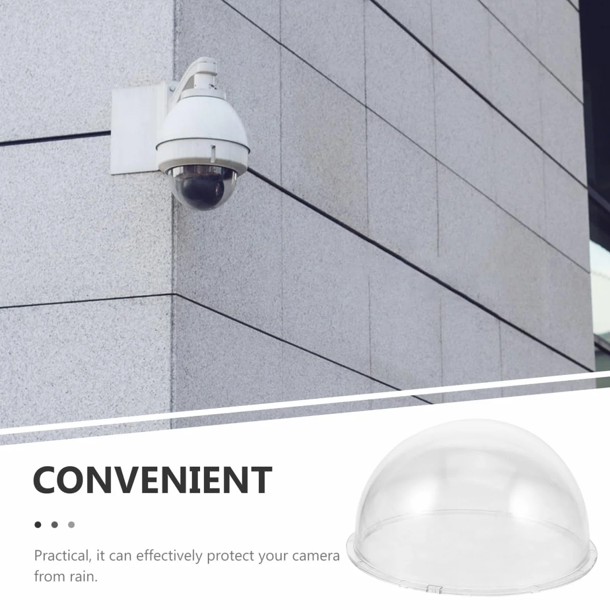 Angoily Couverture De Caméra De Sécurité Dôme Transparent 3.1 Pouces Protection Extérieure Et Intérieure Étui Résistant À La Pluie pour Caméra De Surveillance 8.5 X 8.5 X 1.8 Pouces