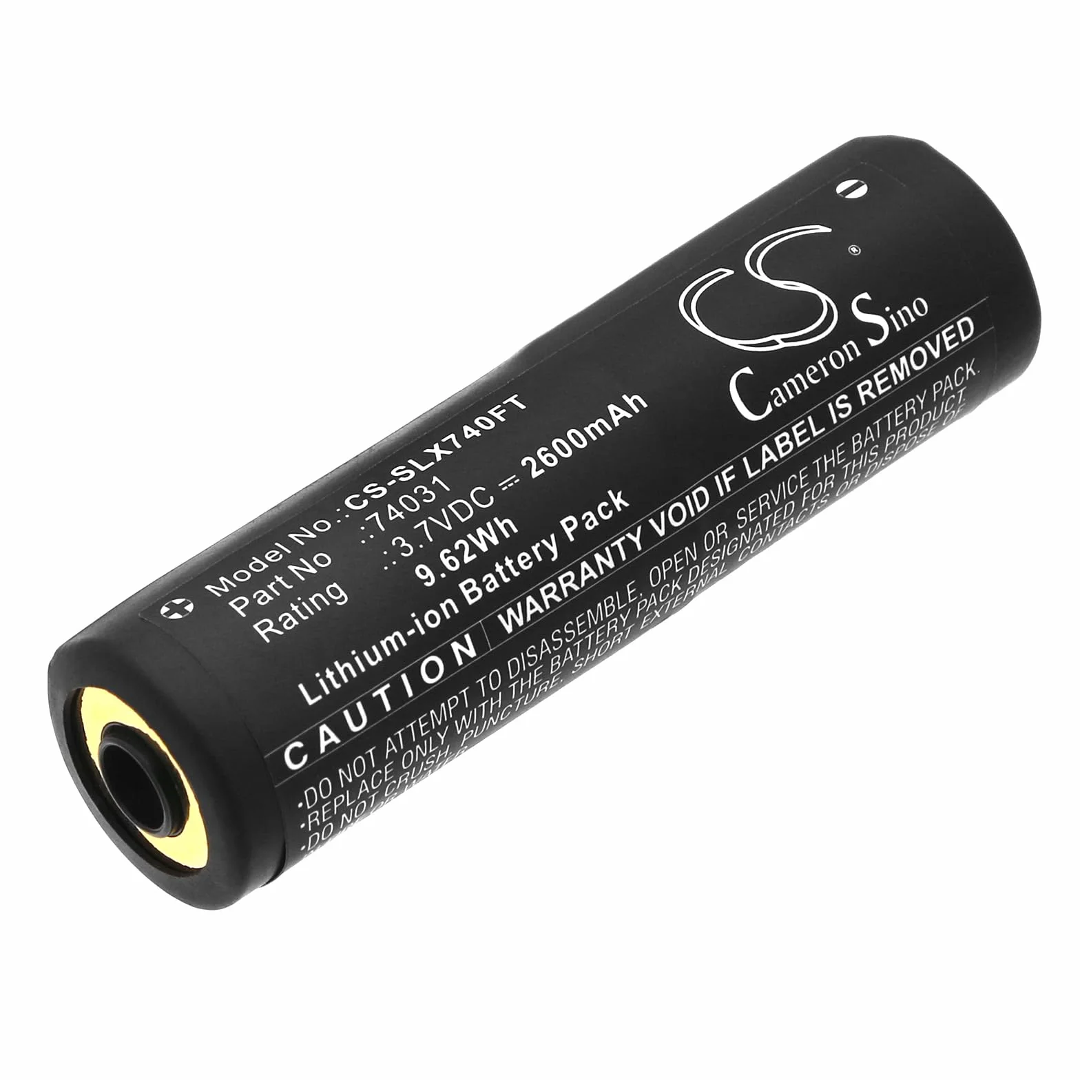 TECHTEK Batterie 2600mAh Compatible avec [Streamlight] Junior Luxeon, ProTac HL USB, ProTac HL USB Flashlight, Headlamp, Strion, Strion 2020, DS Flashlight, DS HPL HPL LED, LED Switchblade, Twin-Task