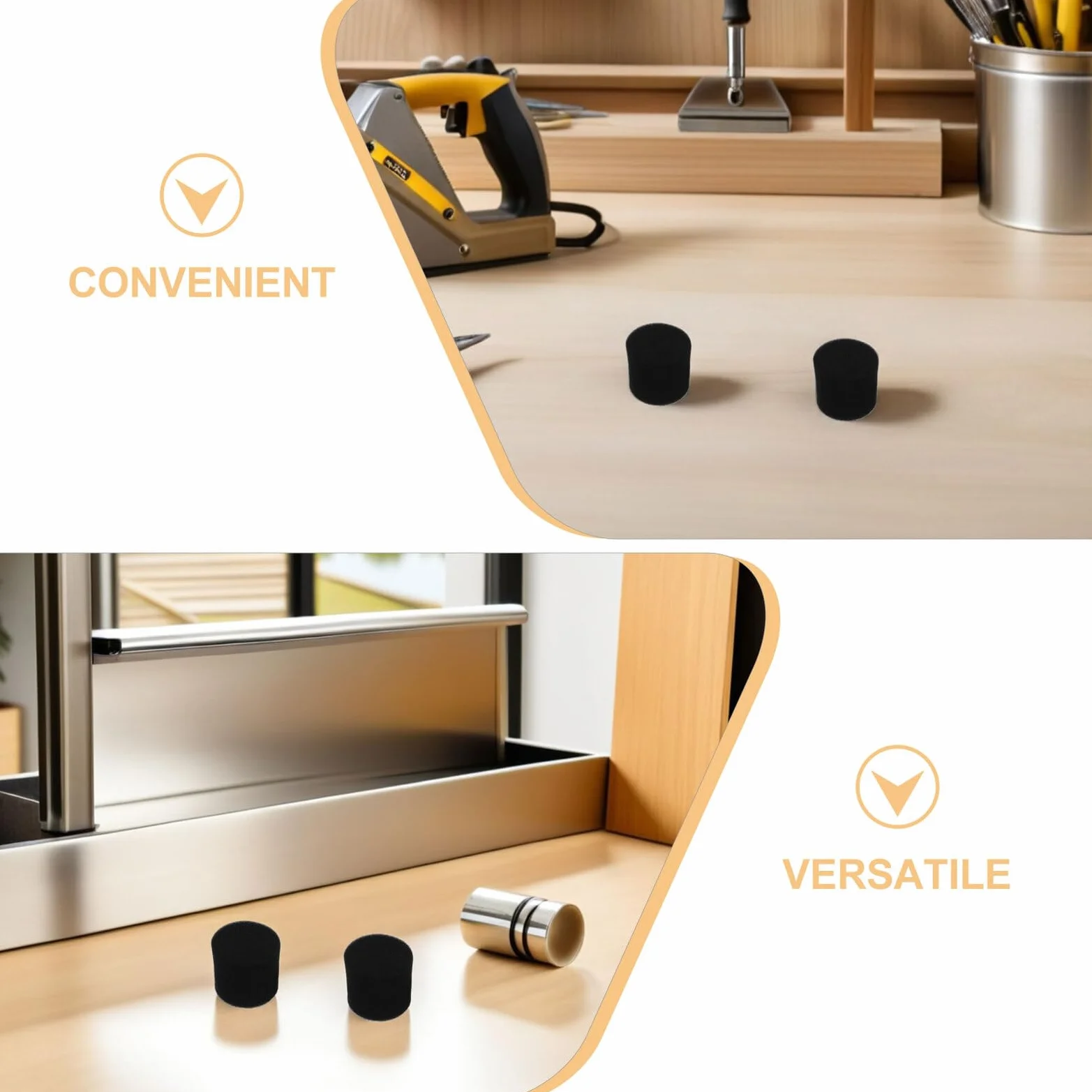 Lot de 4 Bouchons en Éponge Haute Densité pour Évent de Caisson de Basses 53x50mm, Contrôle du Bruit Bourdonnement pour Enceintes Audio à Domicile