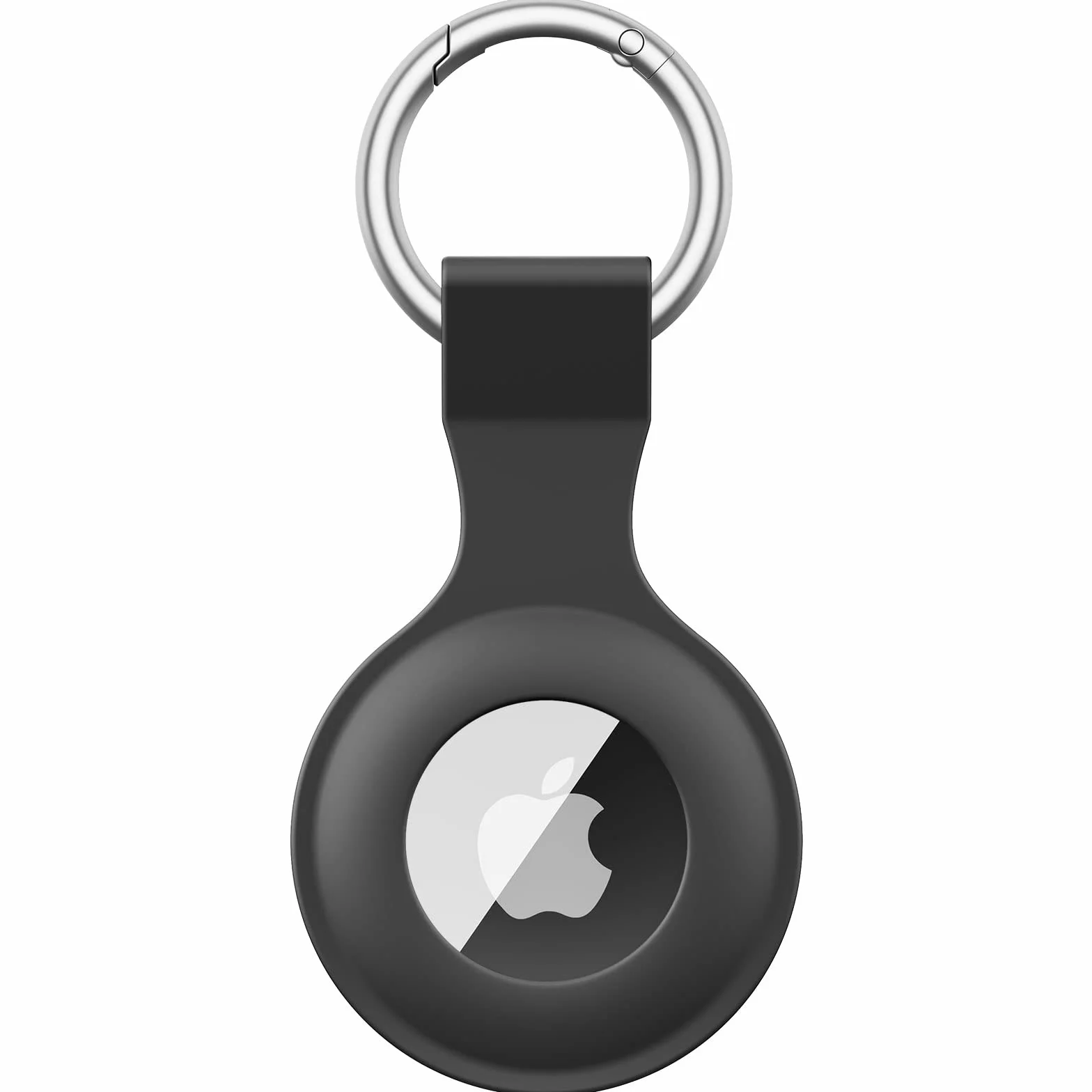 Oumida Coque AirTag Porte Clés pour Apple Airtag, Étuis en Silicone pour Apple Airtag avec Porte Clés, Mini Coque de Protection pour Apple AirTag Tracker pour Sacs à Dos