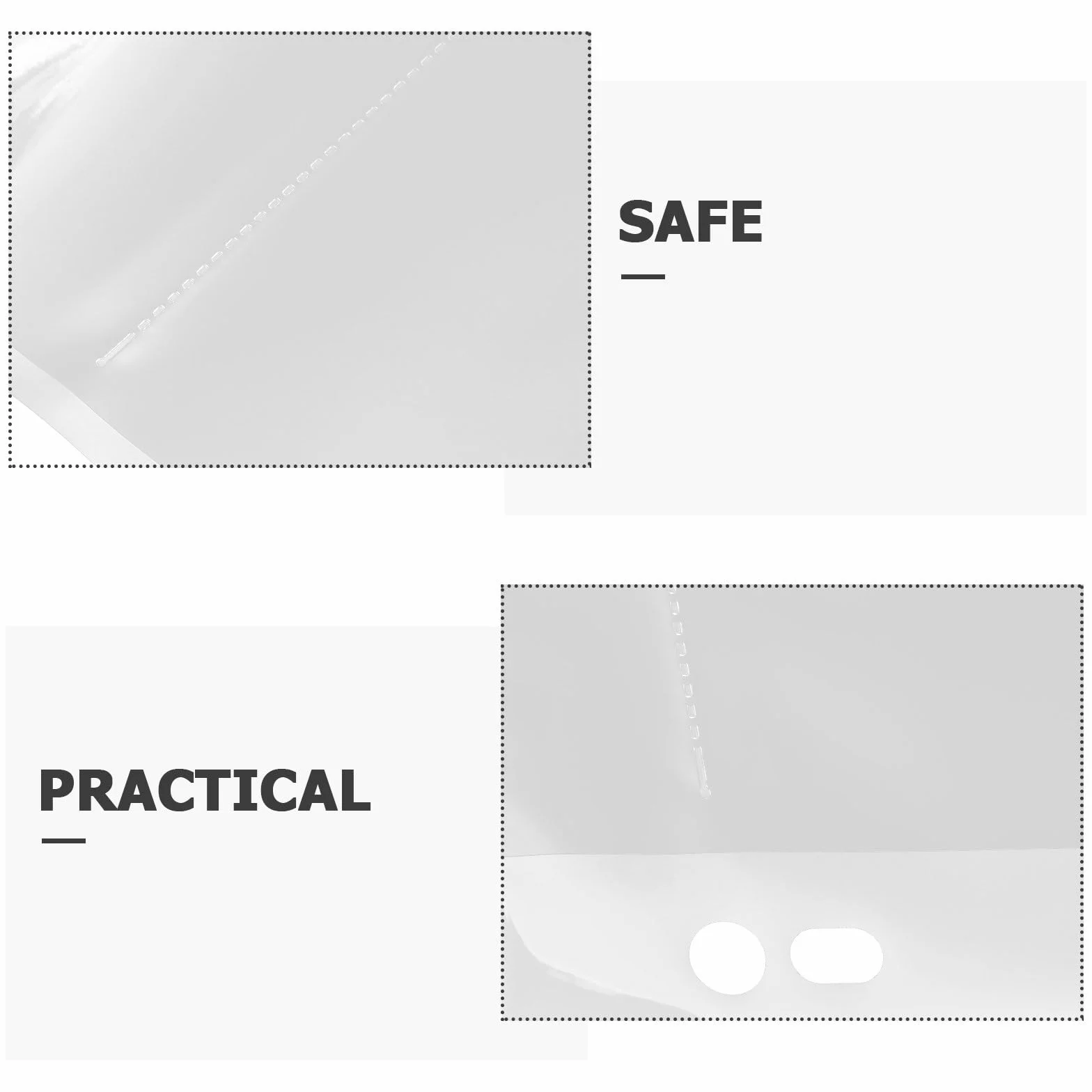 Lot de 10 Set de Set de Pochettes à Documents Robustes pour Films Négatifs et Diapositives, Design Élégant, Étanches, Faciles à Transporter, pour Archivage Photo Familial