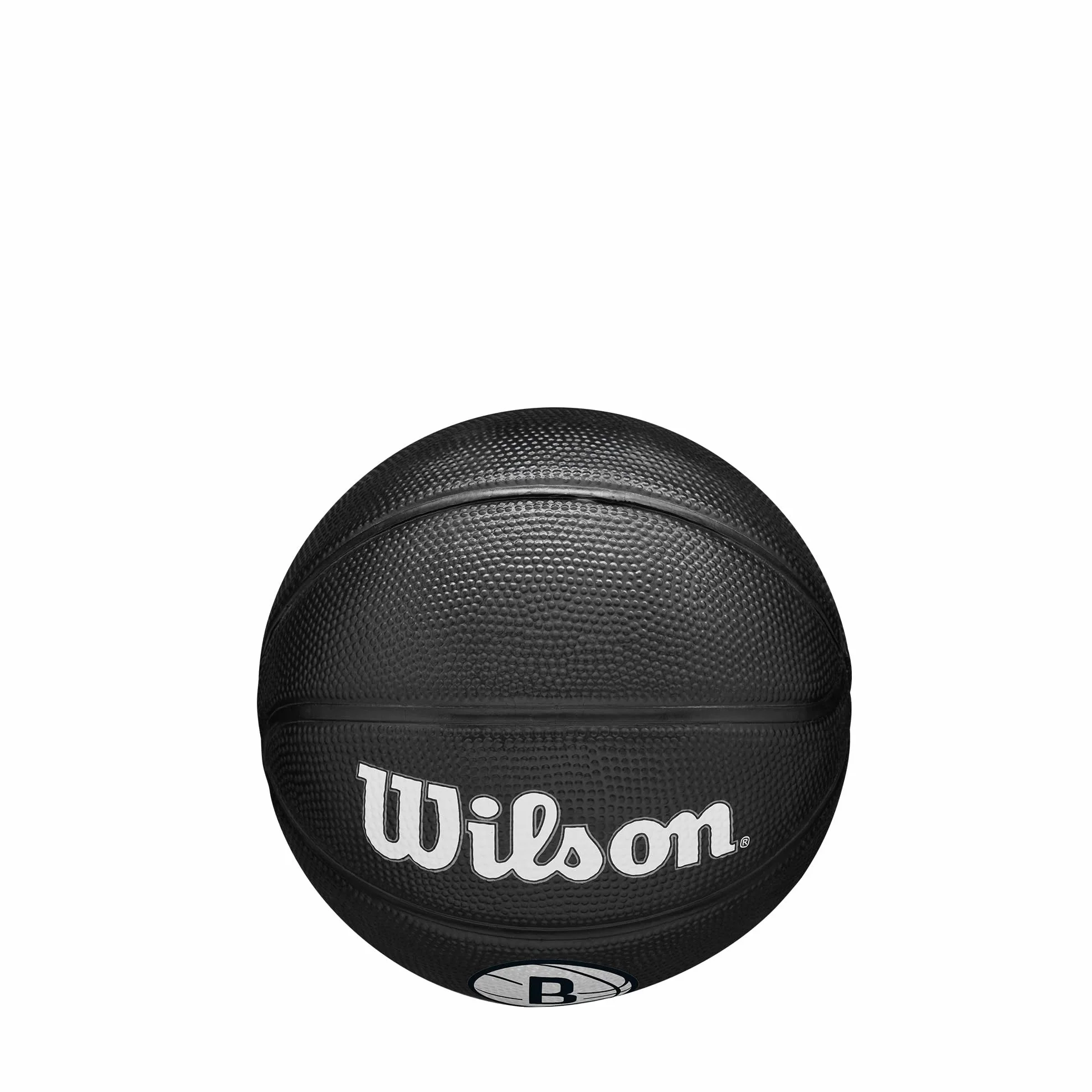 WILSON NBA Team Tribute Mini Ballon de Basket Taille 3 Noir Brooklyn Nets