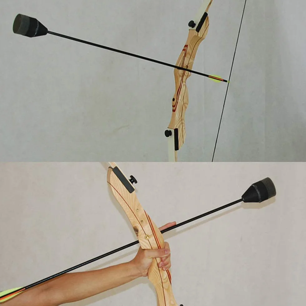 Mousse éponge Pointes de flèche Souples pour tir à l'arc Chasse Pratique POFET 10pcs