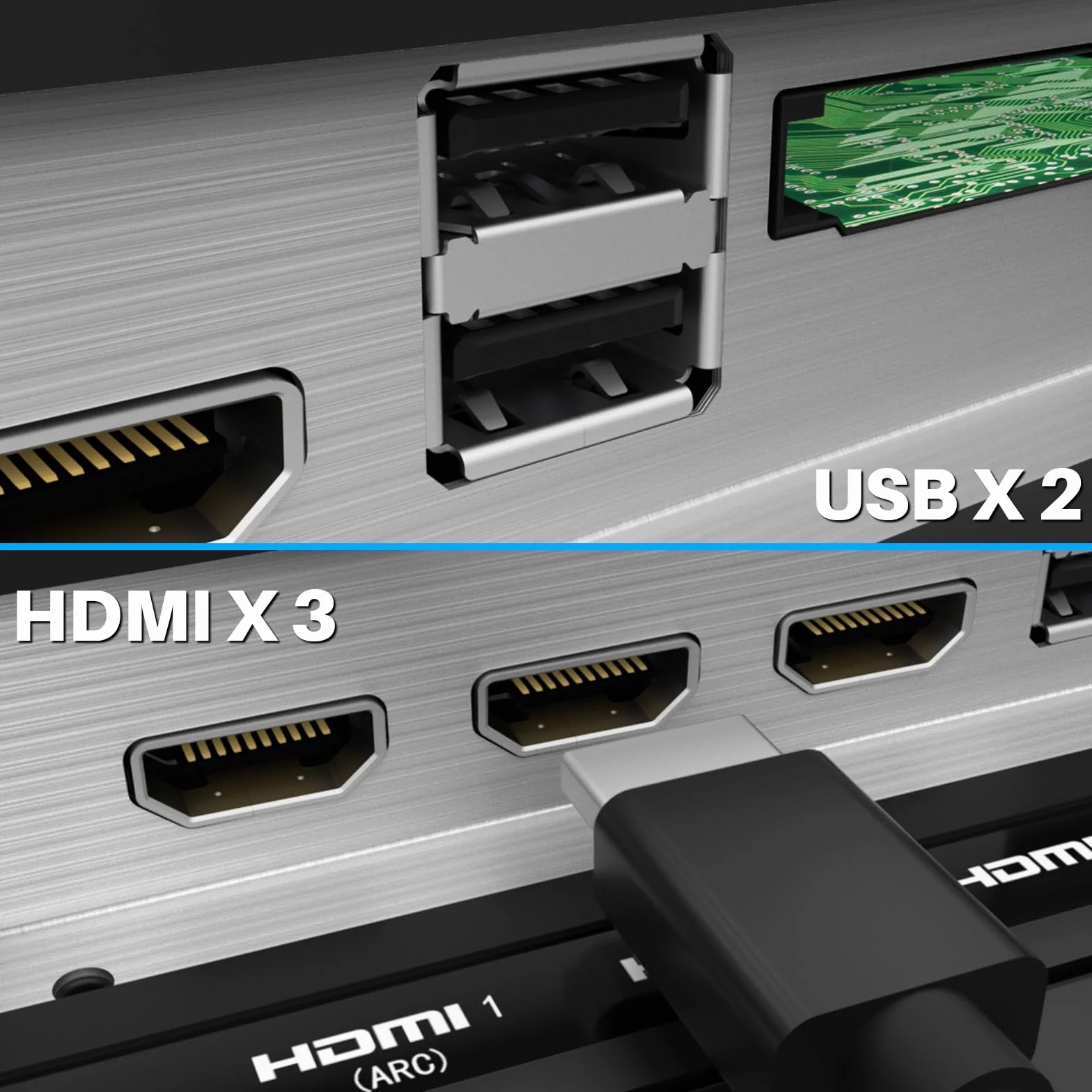HKC H40Q1F-NS Téléviseur 40 Pouces Full HD LED TV Triple Tuner Dolby Audio HDMI