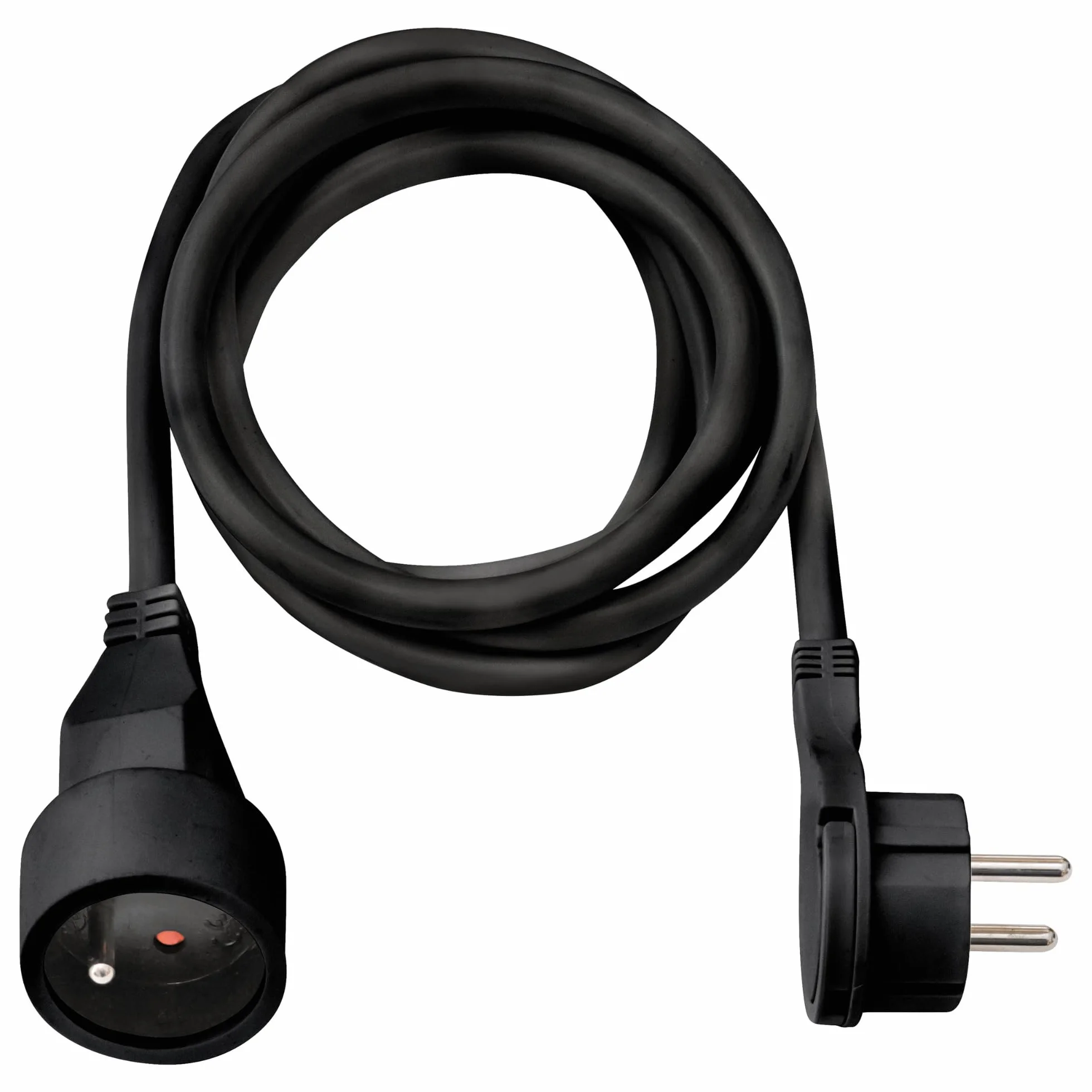 Brennenstuhl Rallonge 2m câble fiche plate Noir