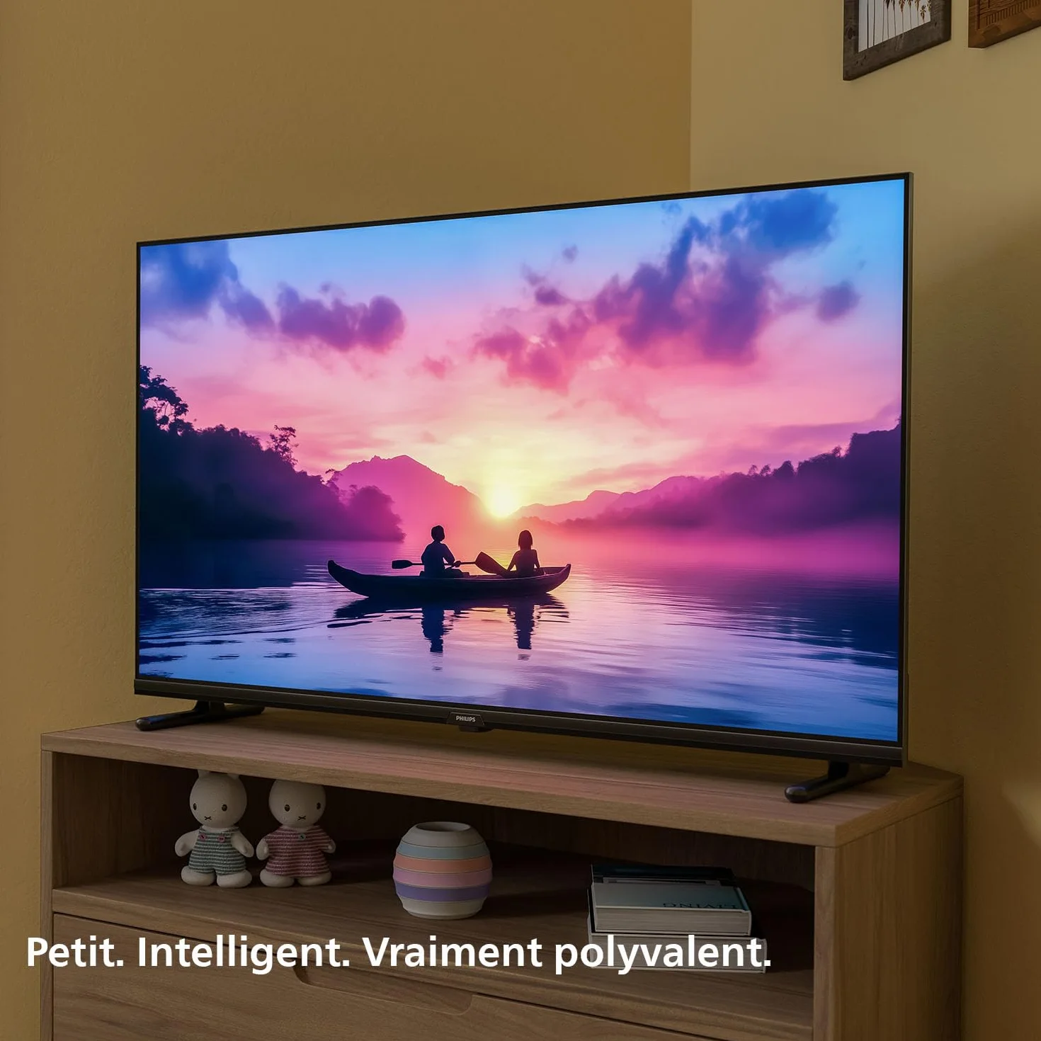 Philips Smart TV LED 32PHS6000 2K HD 32 Pouces Pixel Plus Titan OS Dolby Numérique Compatible Alexa Google Assistant
