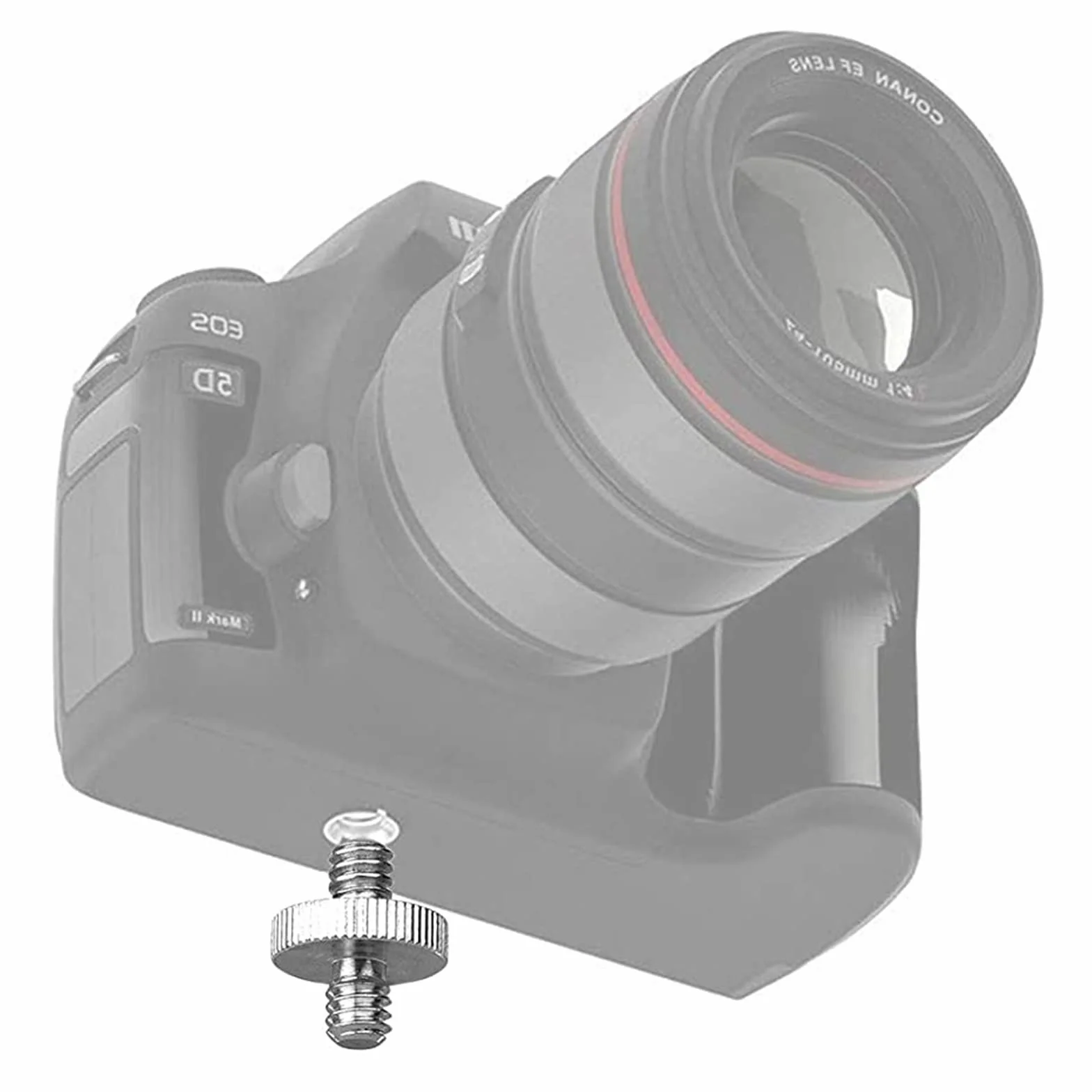 Adaptateur de Vis de Caméra[4 Pièces ],Standard 1/4" mâle à 1/4" Adaptateur mâle fileté,Caméra Vis de trépied Adaptateur Convertisseur pour Appareil Photo/Monopode/Trépied/Cage de Caméra