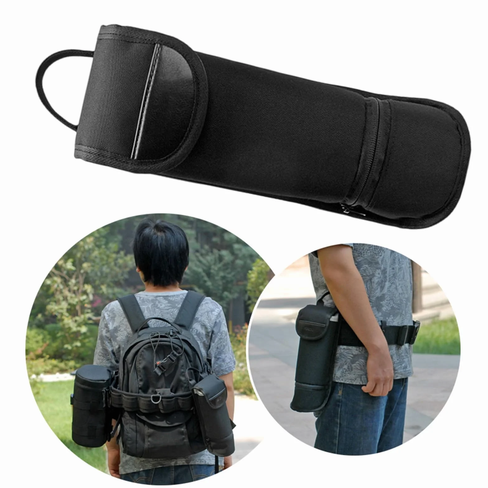 LUOFENG Pochette de rangement pour flash portable - Étanche - Double compartiment