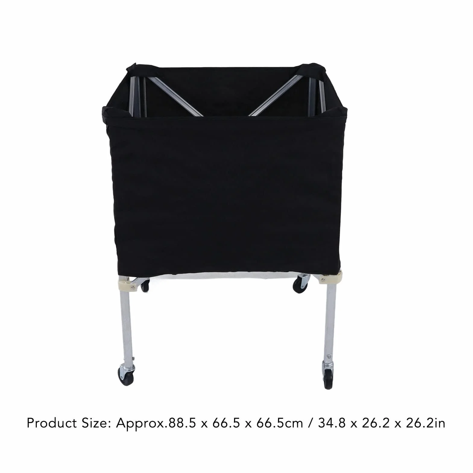 Cocoarm Chariot de volley-ball portable pliable sur roues panier de tennis rangement