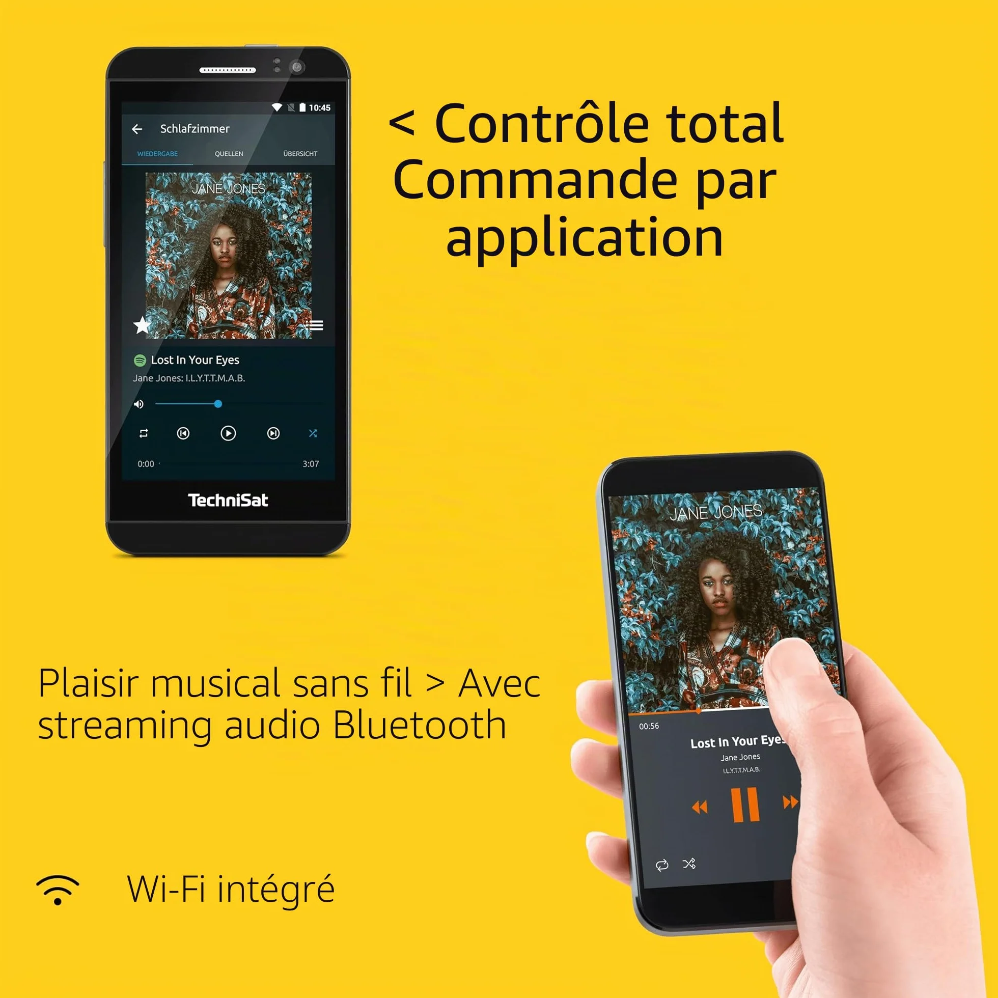 TechniSat DIGITRADIO 11 IR Adaptateur Dab+ et Radio Internet (Wi-FI, écran Couleur, Bluetooth, télécommande, réveil, sans Haut-Parleur, idéal pour la Mise à Niveau des systèmes Hi-FI existants)