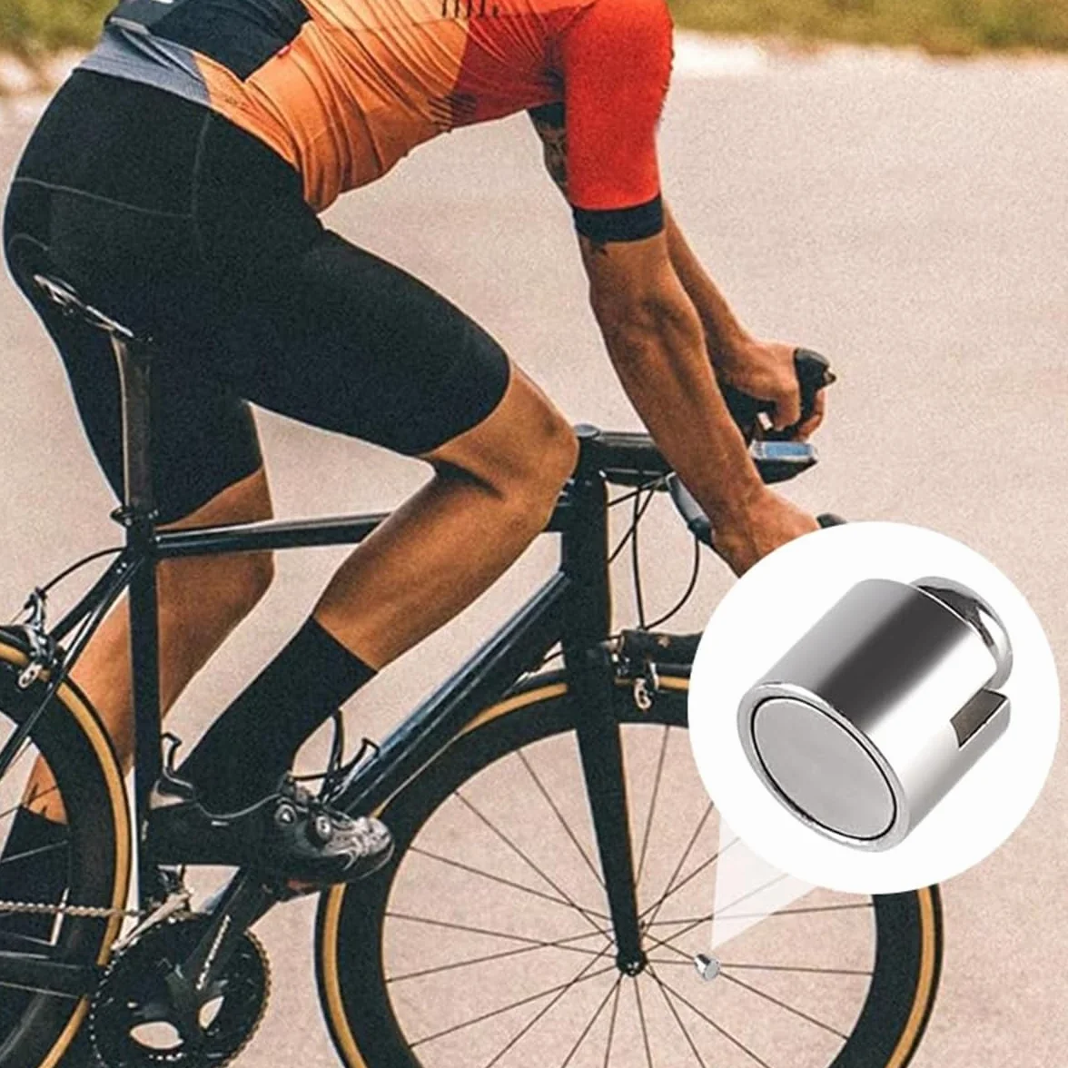 Aimants Magnétiques Pour Compteur de Vitesse de Vélo, Lot de 2, Pièces de Rechange Universelles Argent