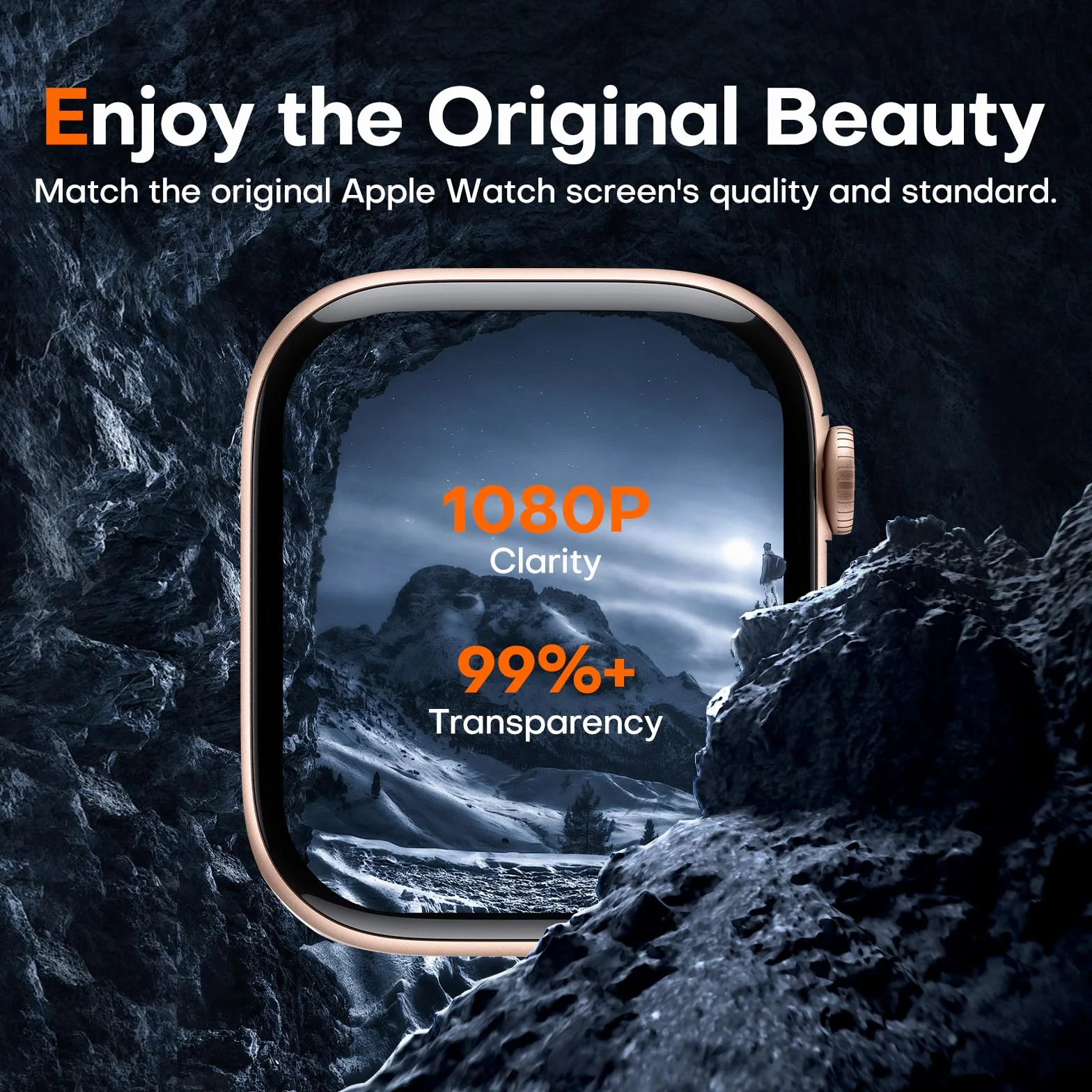 LϟK 8 Pièces Protection Écran Apple Watch Series 11/10 42mm TPU Film Transparent
