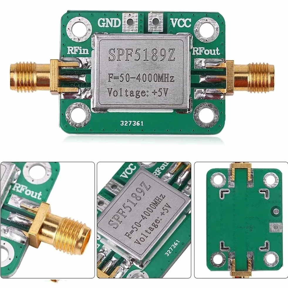 Ultra faible bruit RF LNA 50 4000 MHz SPF5189Z pour récepteurs radio haute sensibilité