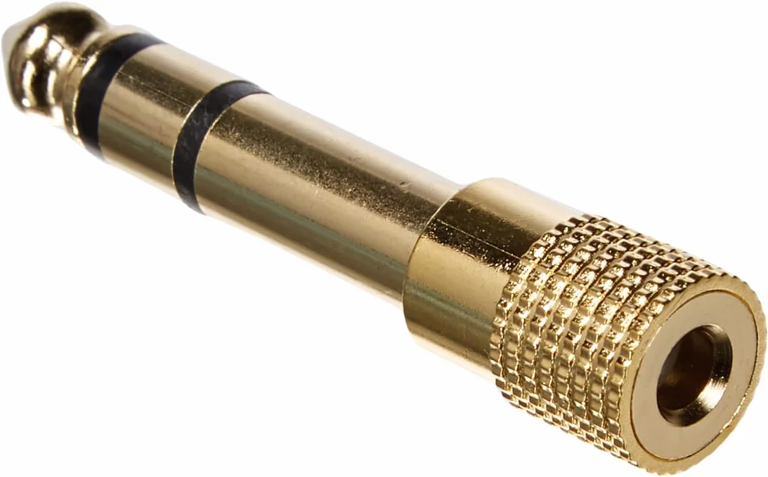 PremiumCord Adaptateur stéréo 6,3 mm femelle vers 3,5 mm plaqué or