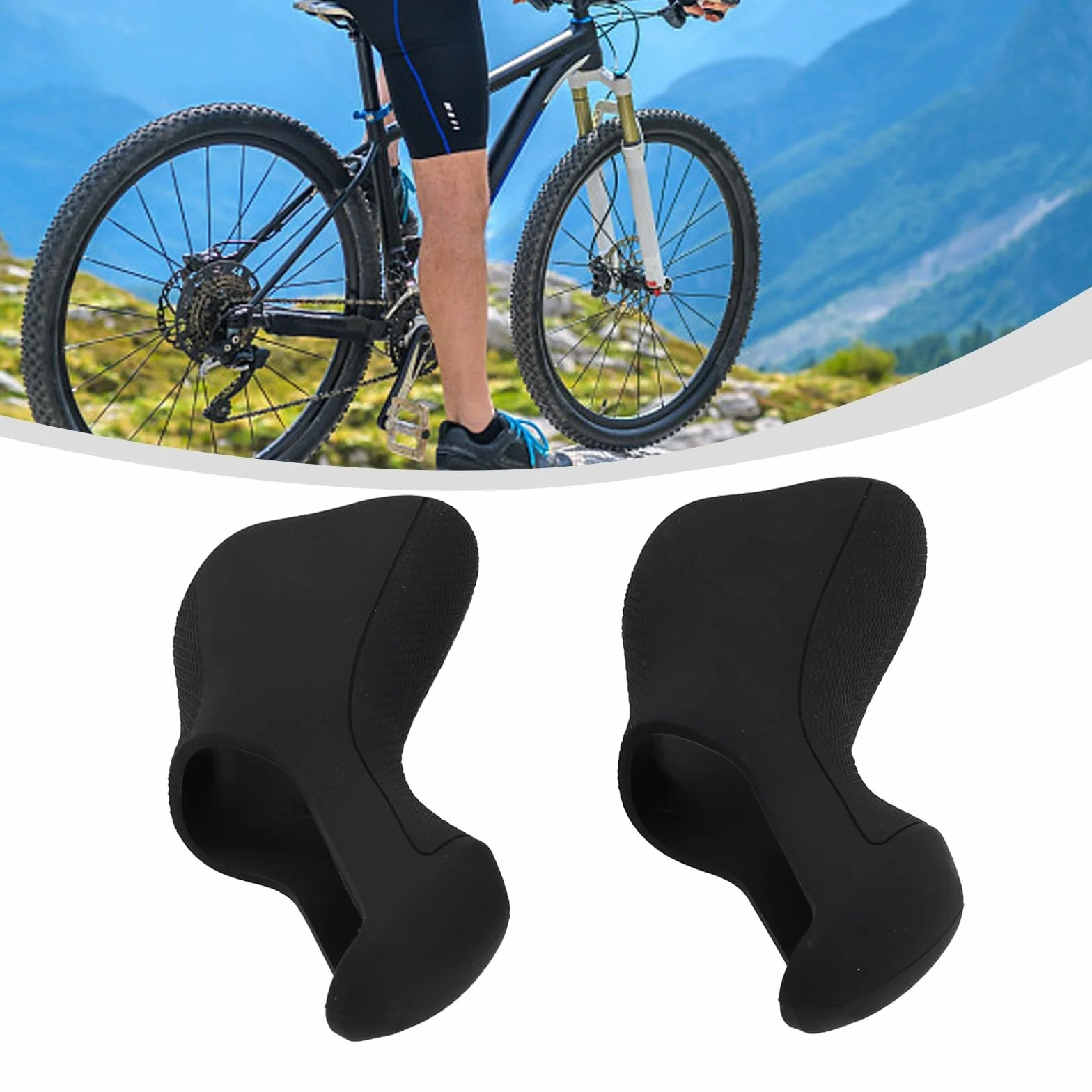Housses de levier de vitesse Ultegra ST-6870 Di2 Road en caoutchouc Noir - Zilimontt