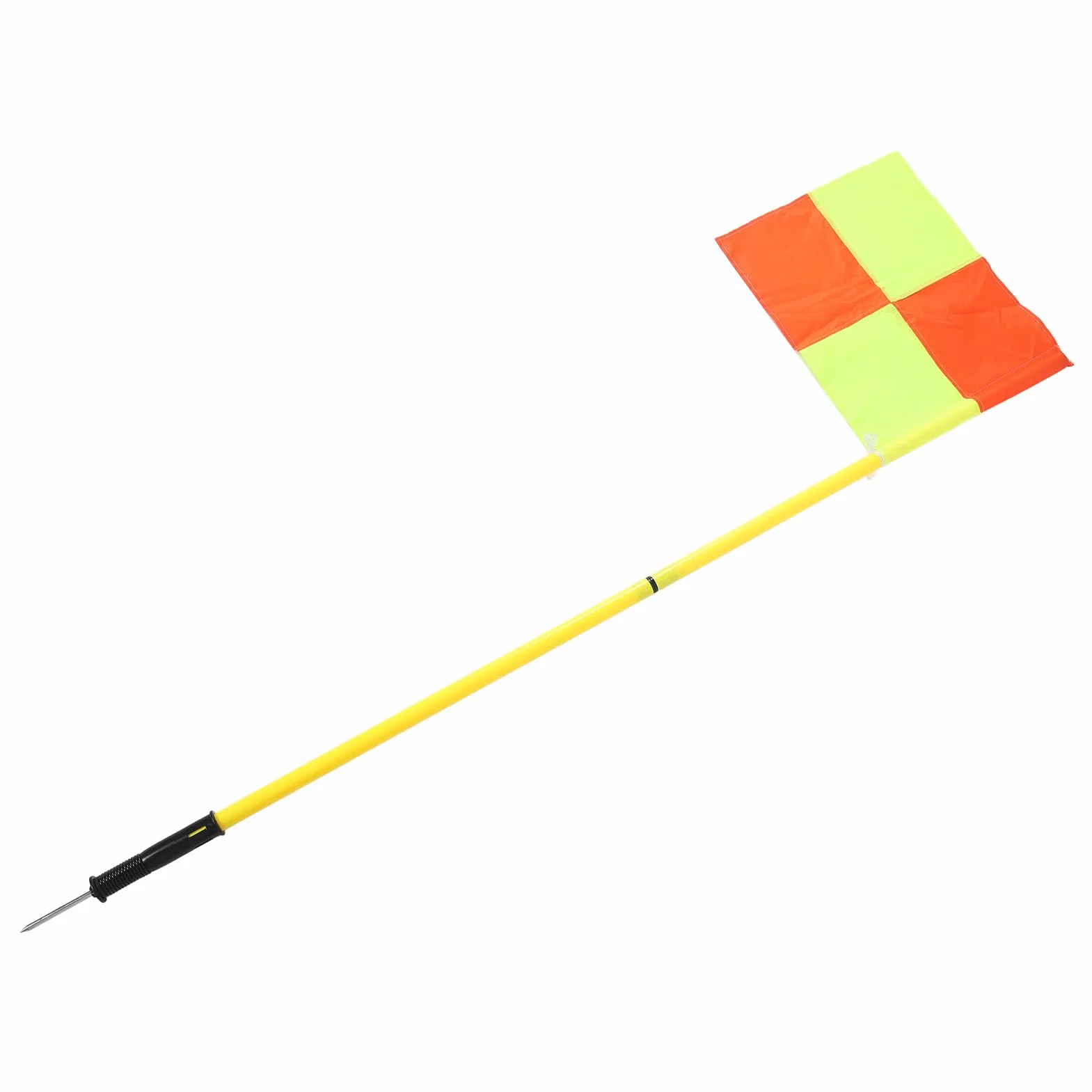 Lot de 4 Drapeaux de Coin de Football 1,5 M Poteaux d'Angle pour Terrain d'Entraînement Portables