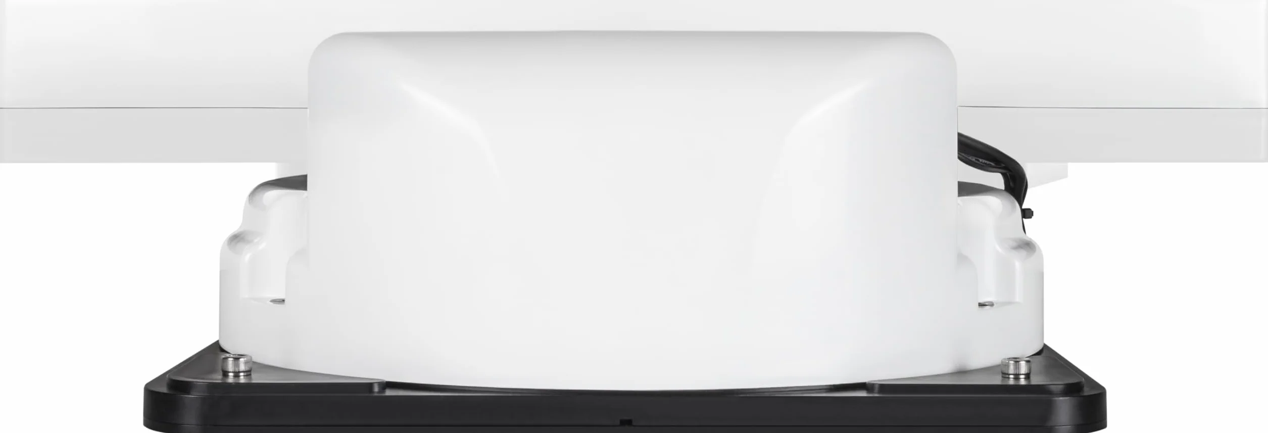 Antenne Satellite de Camping Automatique Flat 2 Blanc pour Caravane et Camping-Car