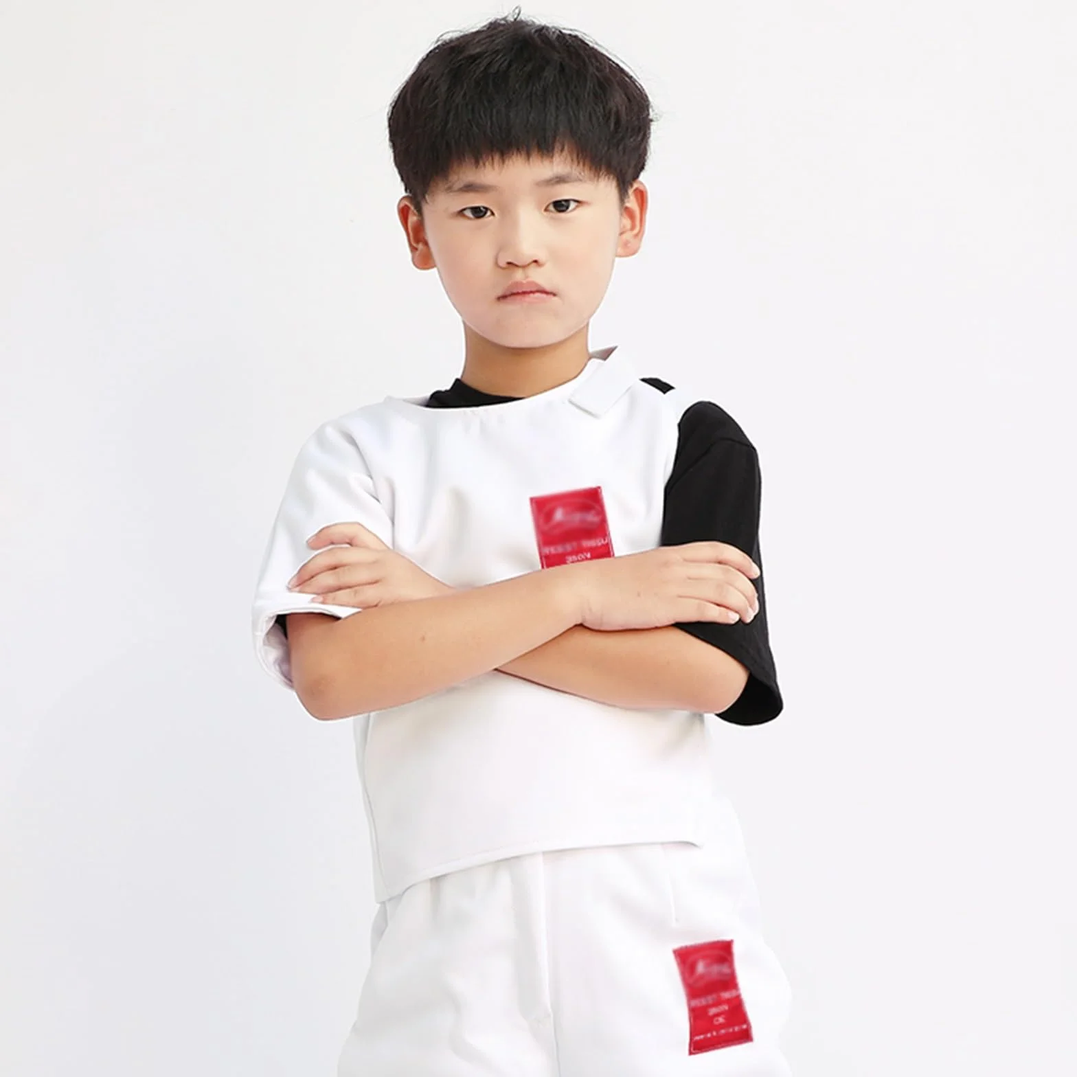 Gilet d'Escrime Équipement d'Entraînement Protection Aisselles Plastron Unisexe Adulte Enfant