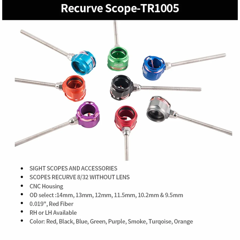 Tir à l'arc Viseur d'arc Classique 0.019" Scope Pin Bow Sight Accessoires de Chasse