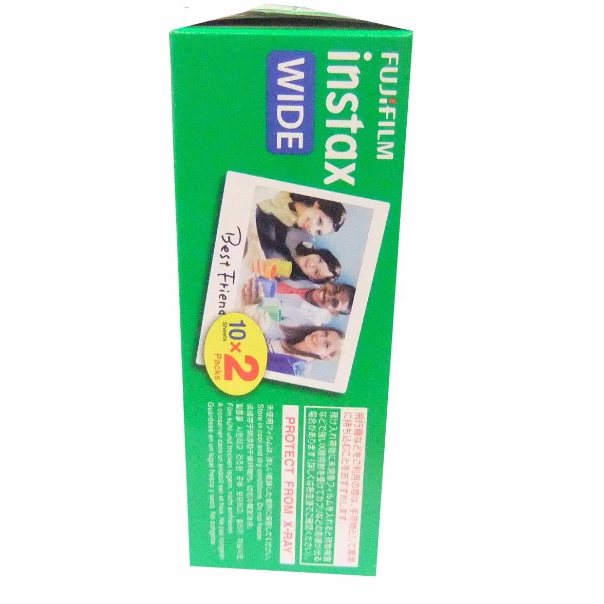 Fujifilm Instax Wide – Lot de 5 boîtes de 20 pellicules (100 photos format large) pour appareil photo instantané Fuji Instax 210 200 100 300