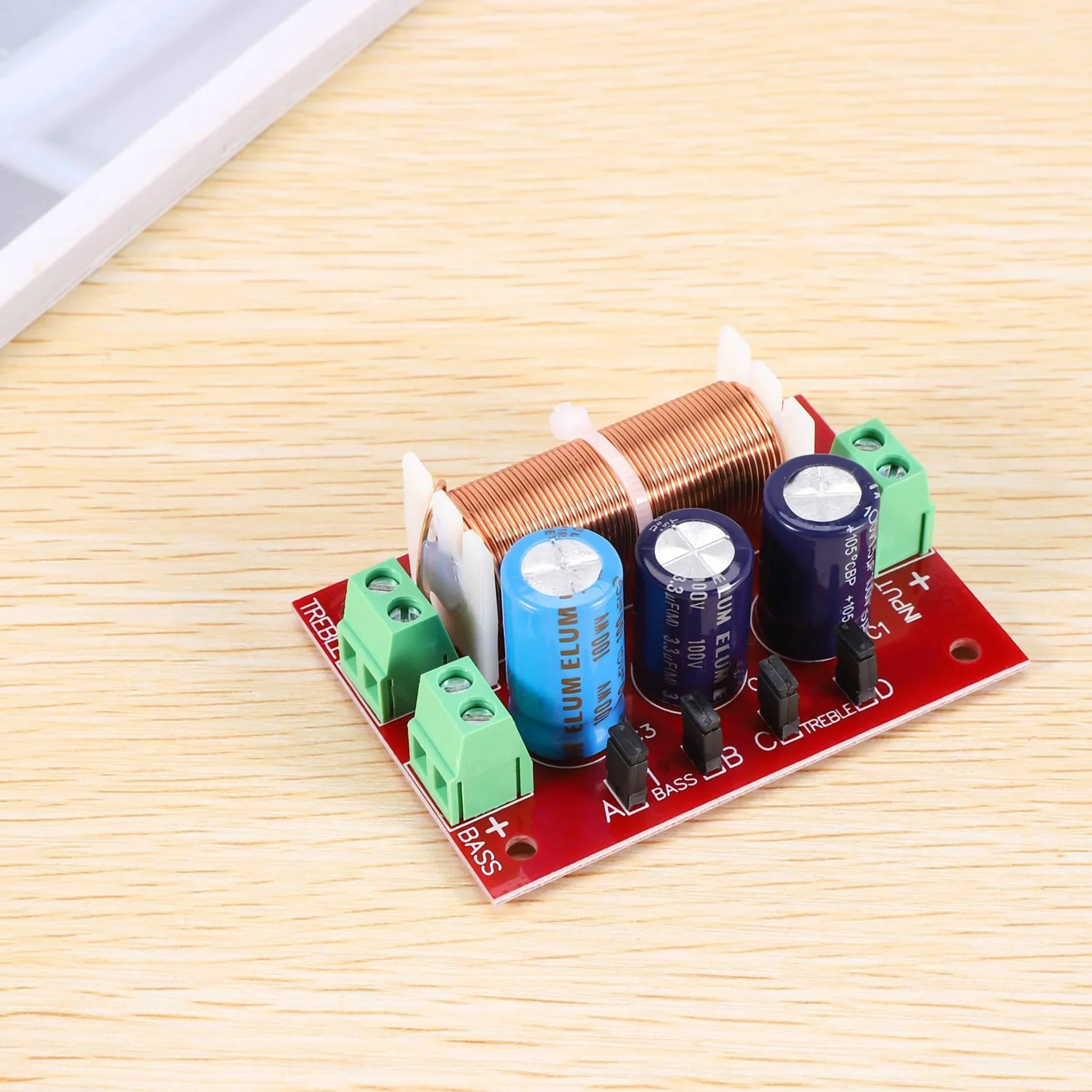 Lot de 3 haut-parleurs 400 W - Doubles - 2 voies - Hautes et basses - 4-16 ohms
