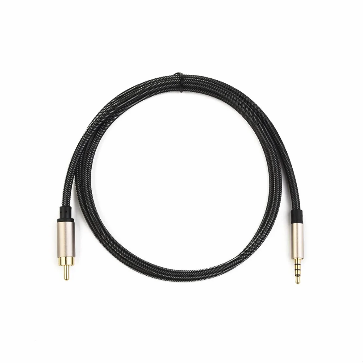 Câble Audio-vidéo Coaxial numérique stéréo SPDIF pour RCA vers 3.5mm mâle pour HDTV 1m/2m, 2 pièces